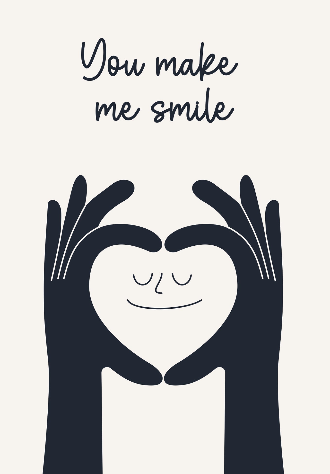 You Make Me Smile - Schwarz