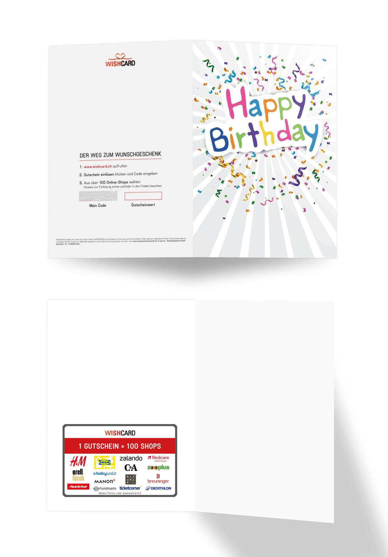Happy Birthday - Konfetti