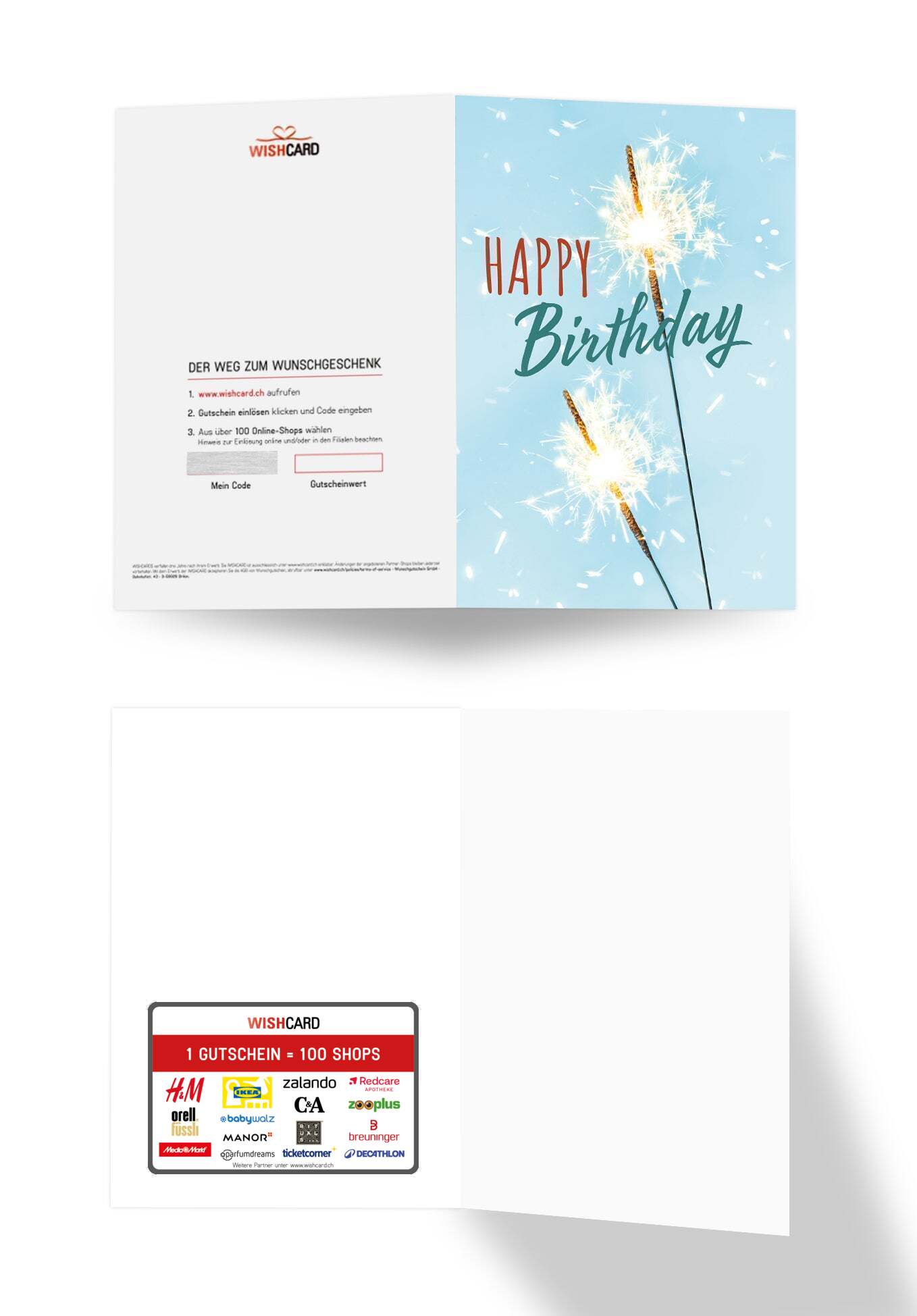 Happy Birthday - Wunderkerze