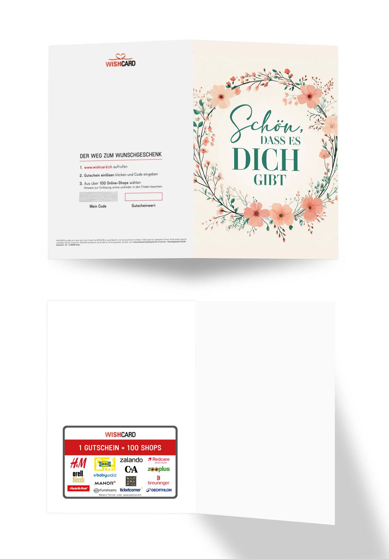 Schön dass es dich gibt - Blumenkranz