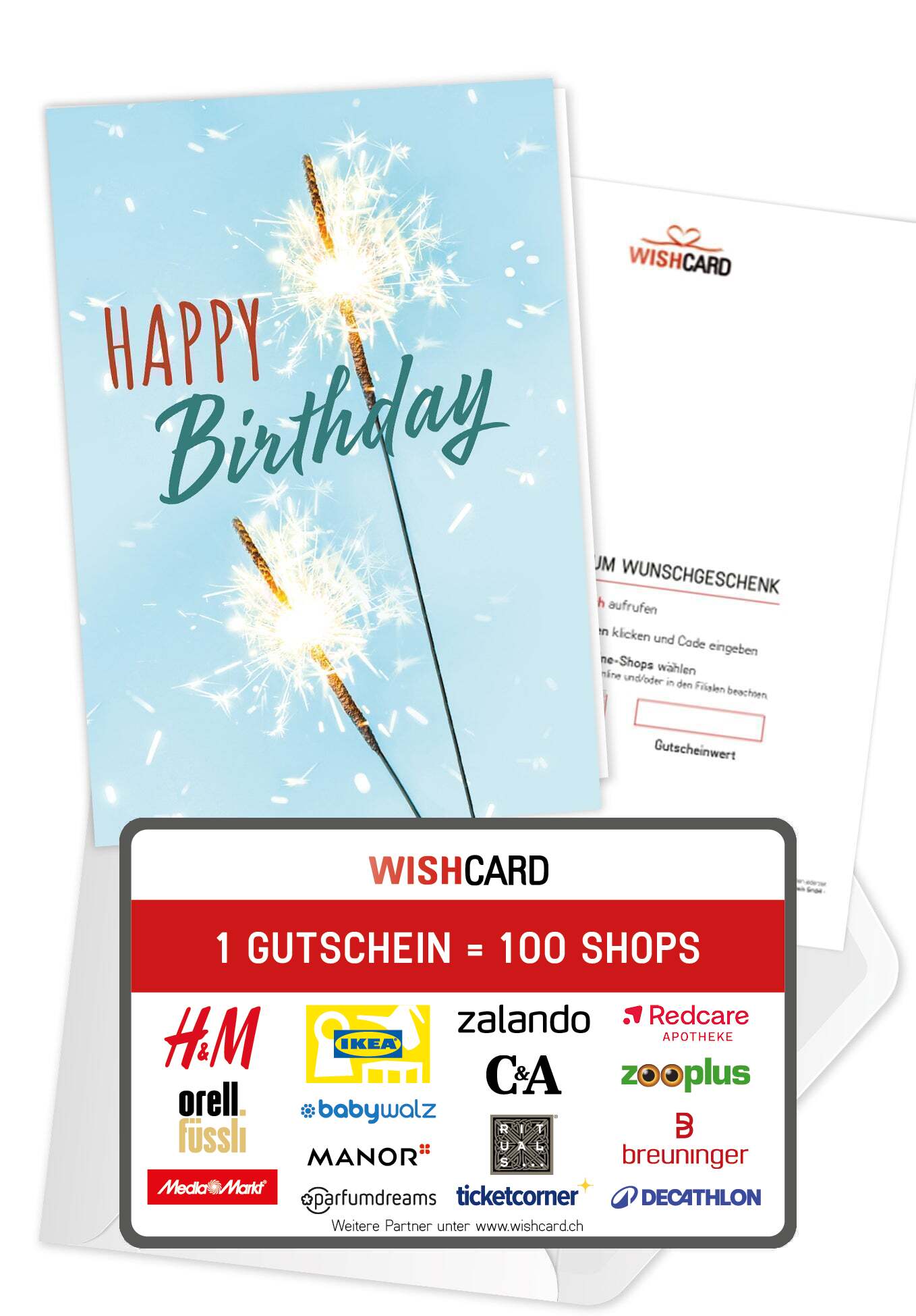 Happy Birthday - Wunderkerze