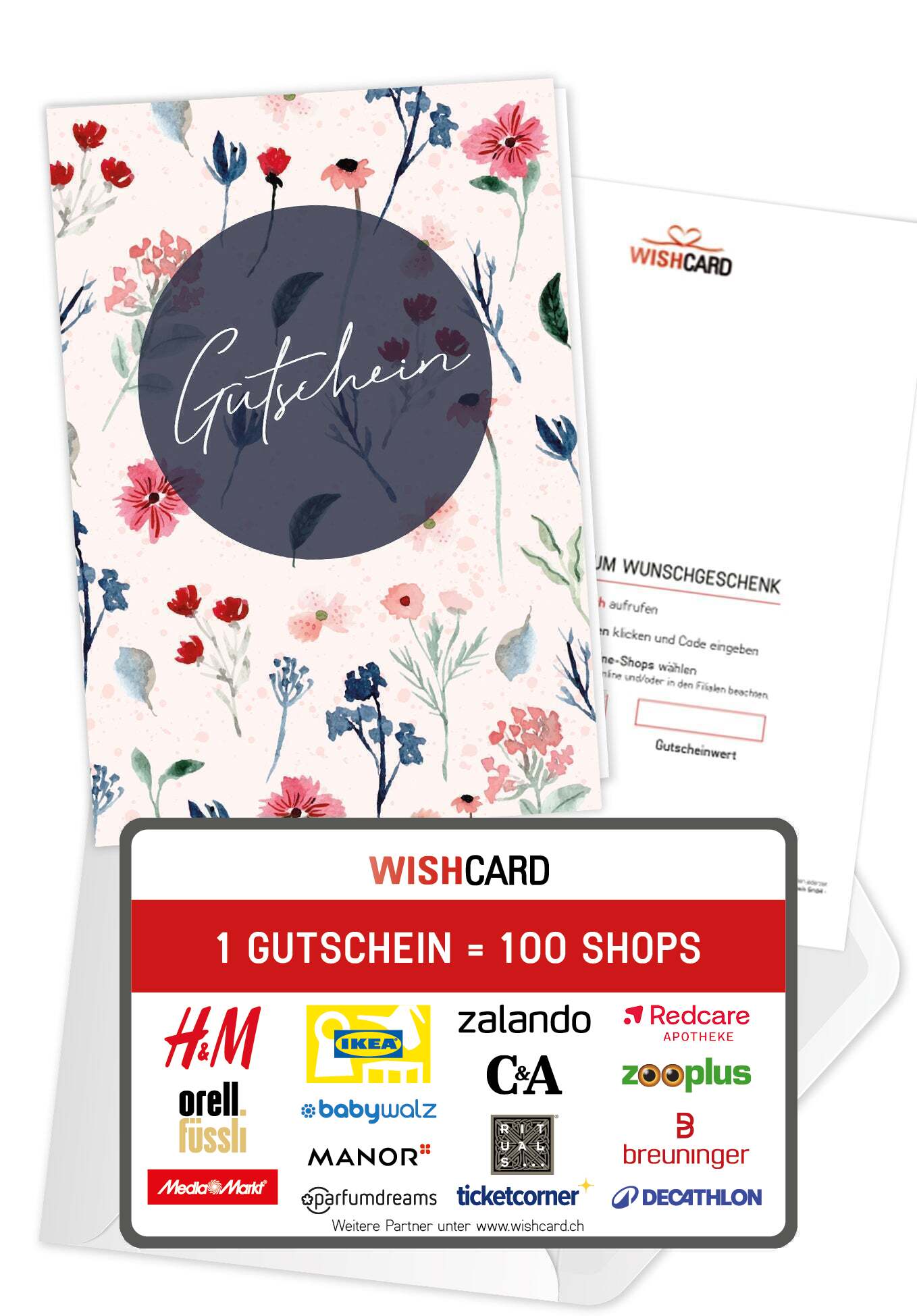 Gutschein - Aquarell Blumen