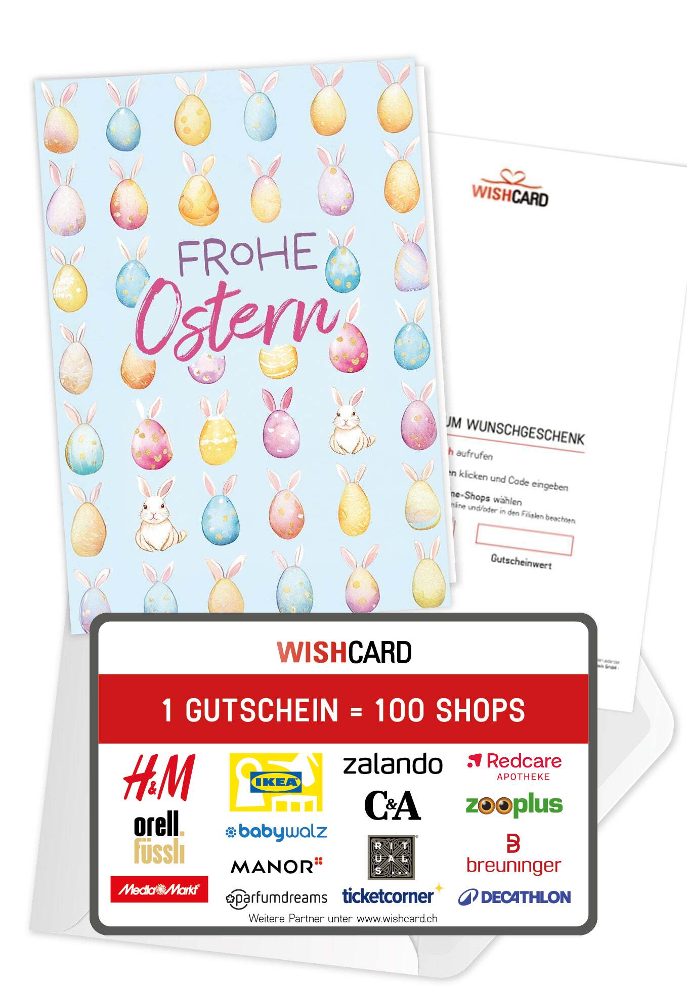 Frohe Ostern - Haseneier Muster
