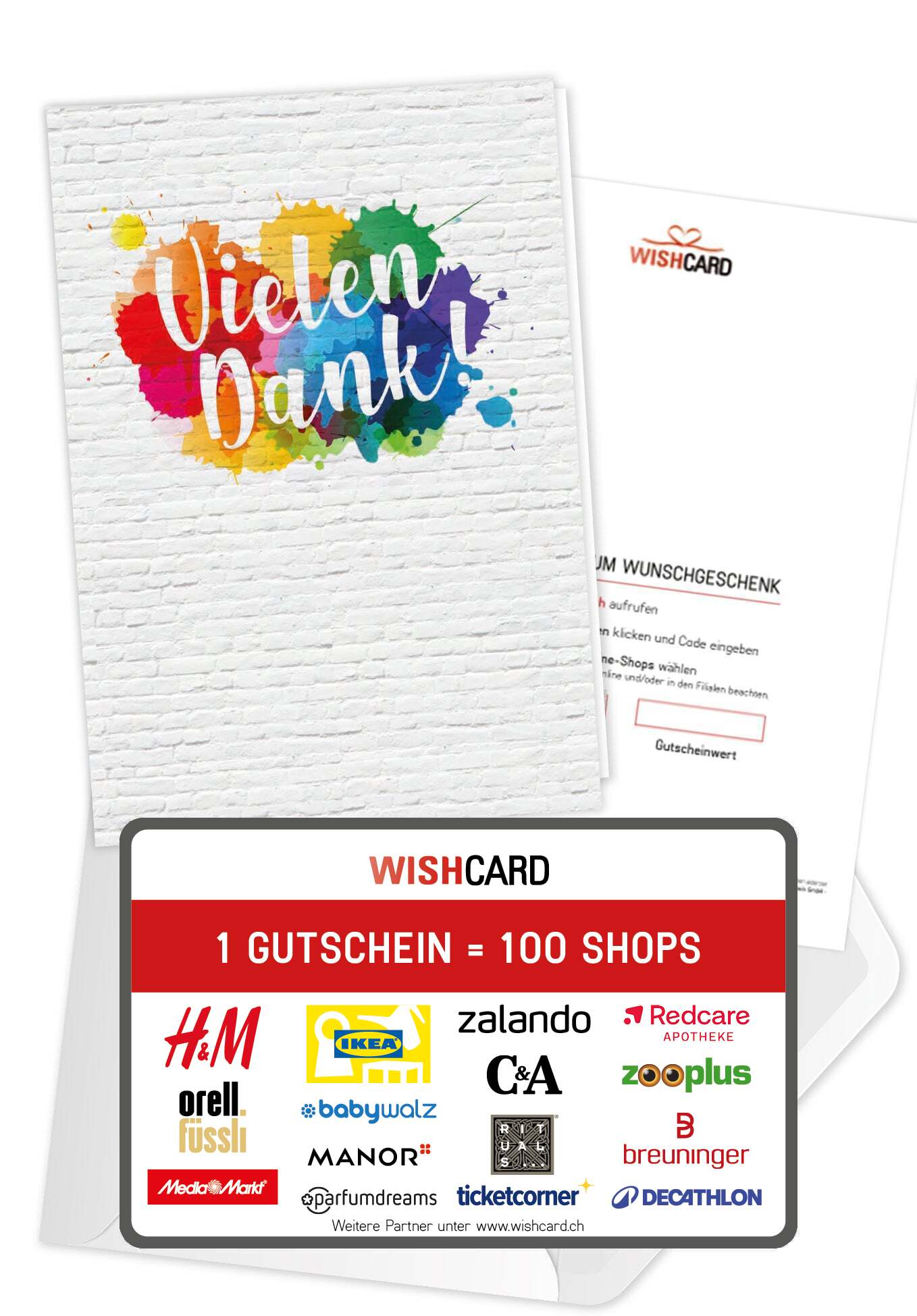 Vielen Dank - Bunte Kleckse