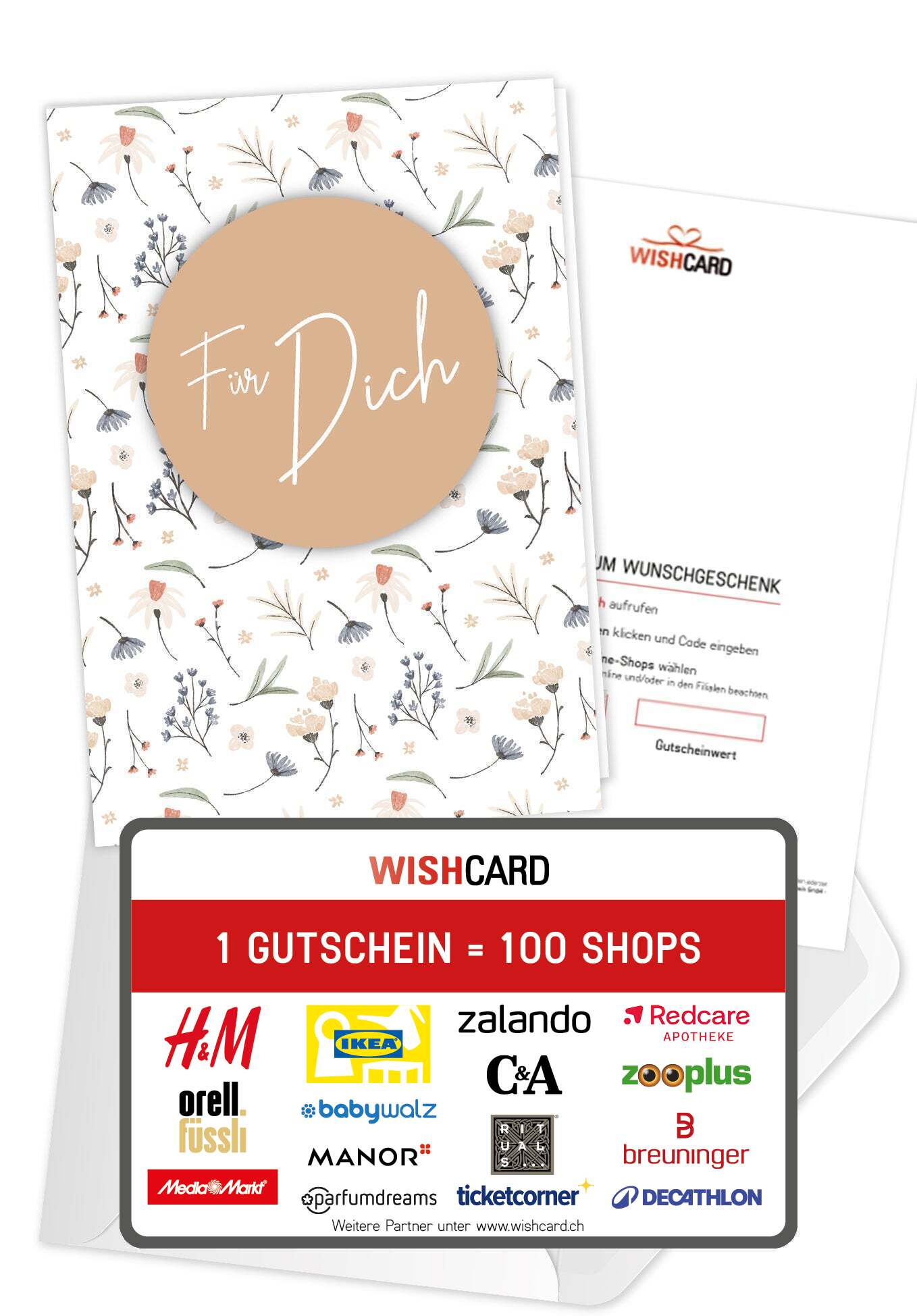 Für Dich - Blumen weiß
