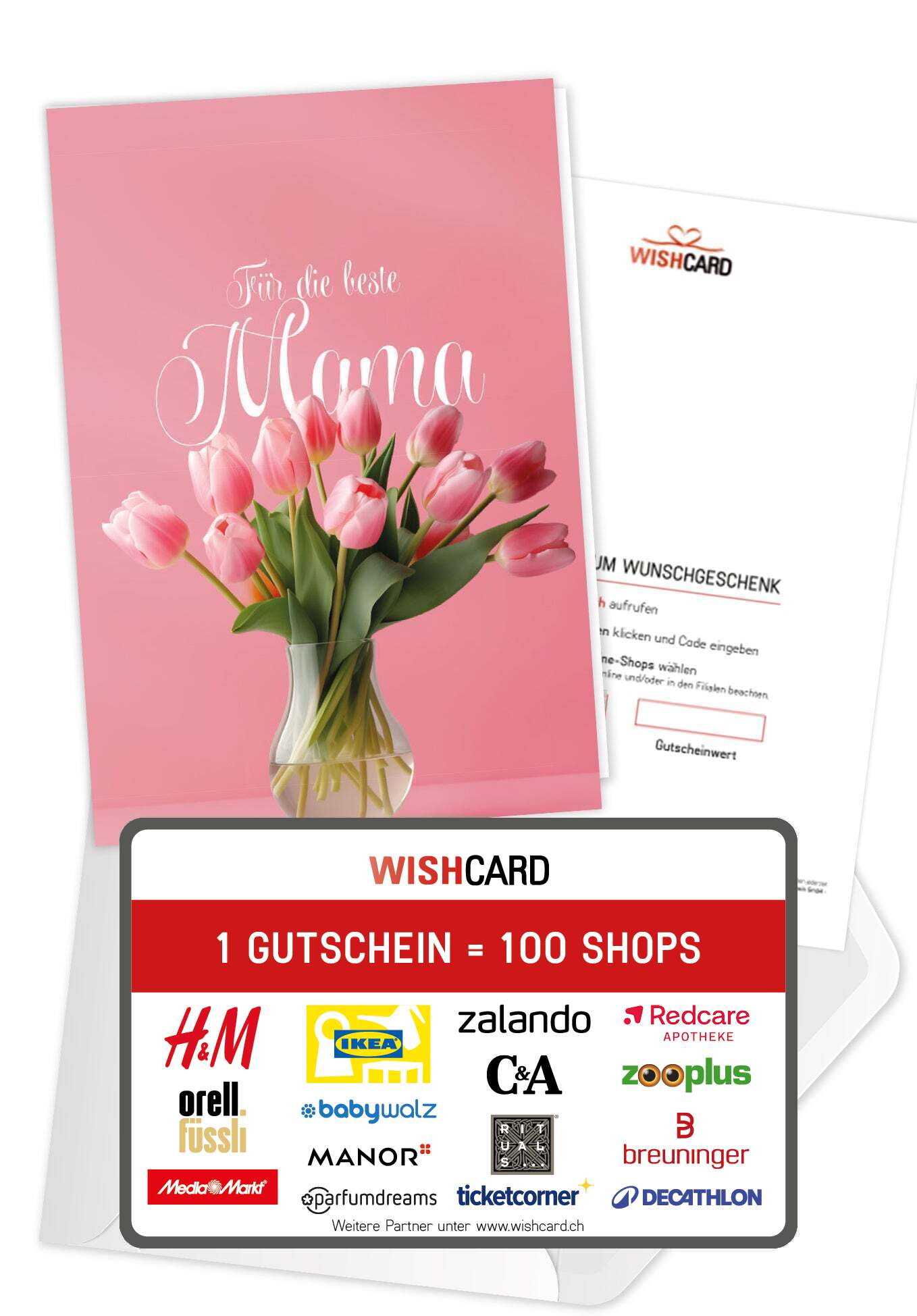 Für die beste Mama - Tulpenvase