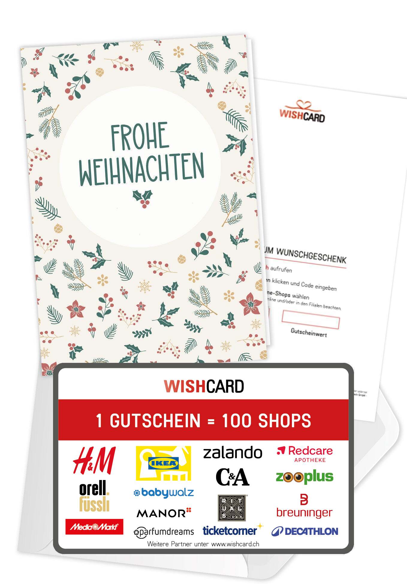 Frohe Weihnachten - Zweige