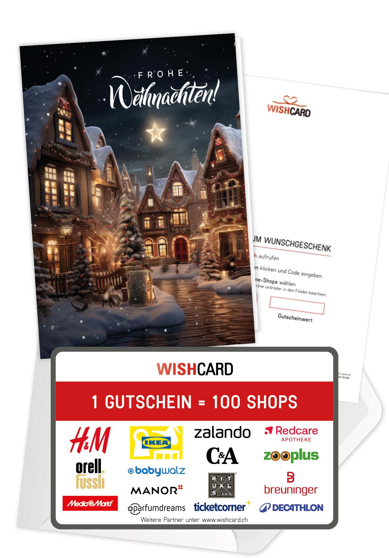 Frohe Weihnachten - Dorf