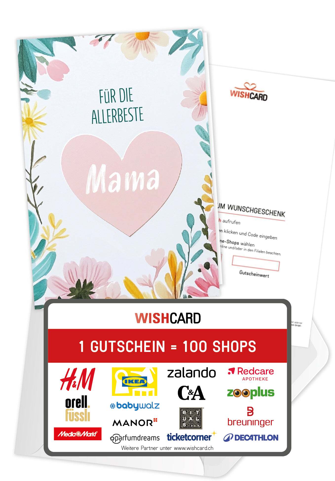Für die allerbeste Mama - Herz
