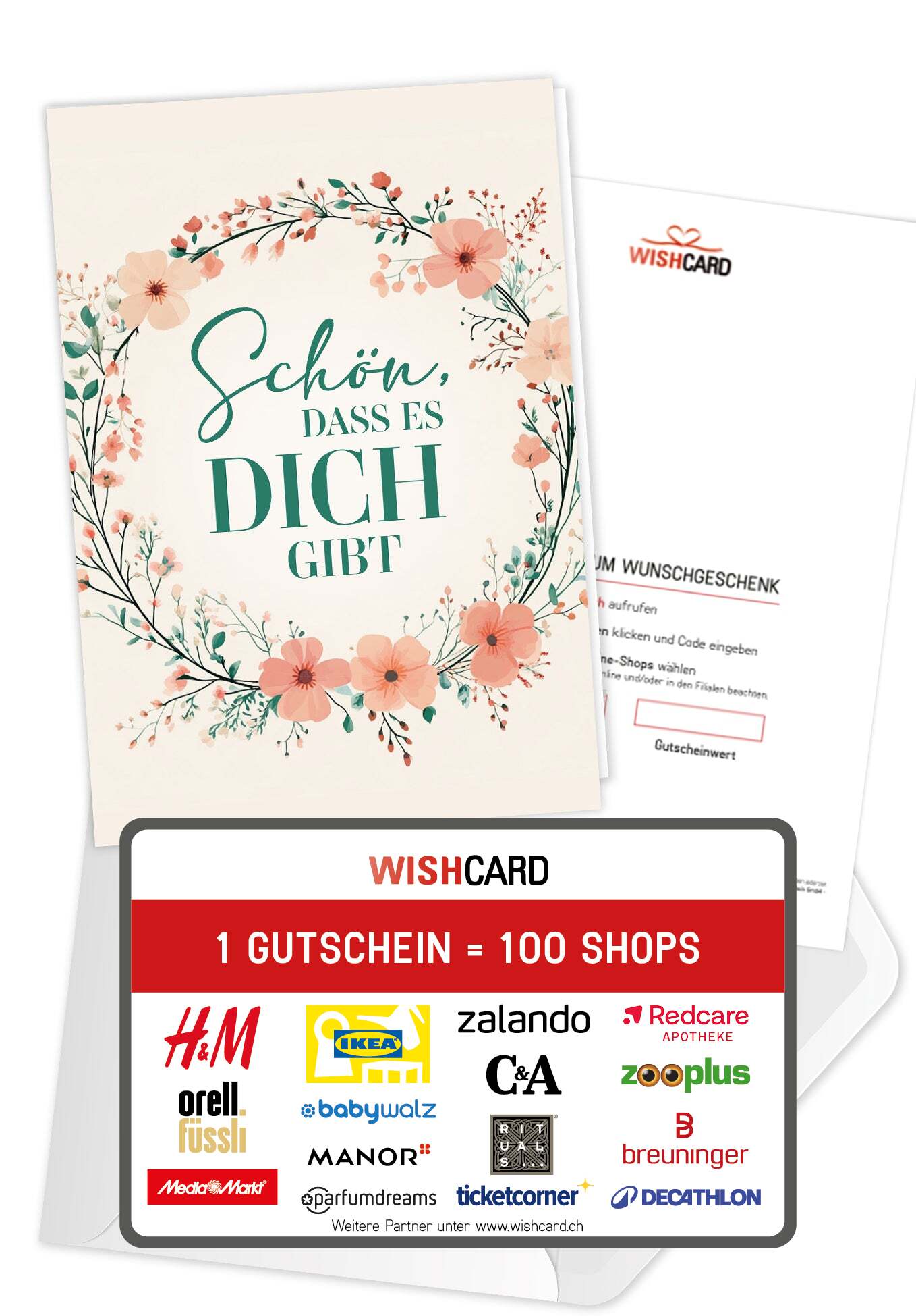 Schön dass es dich gibt - Blumenkranz