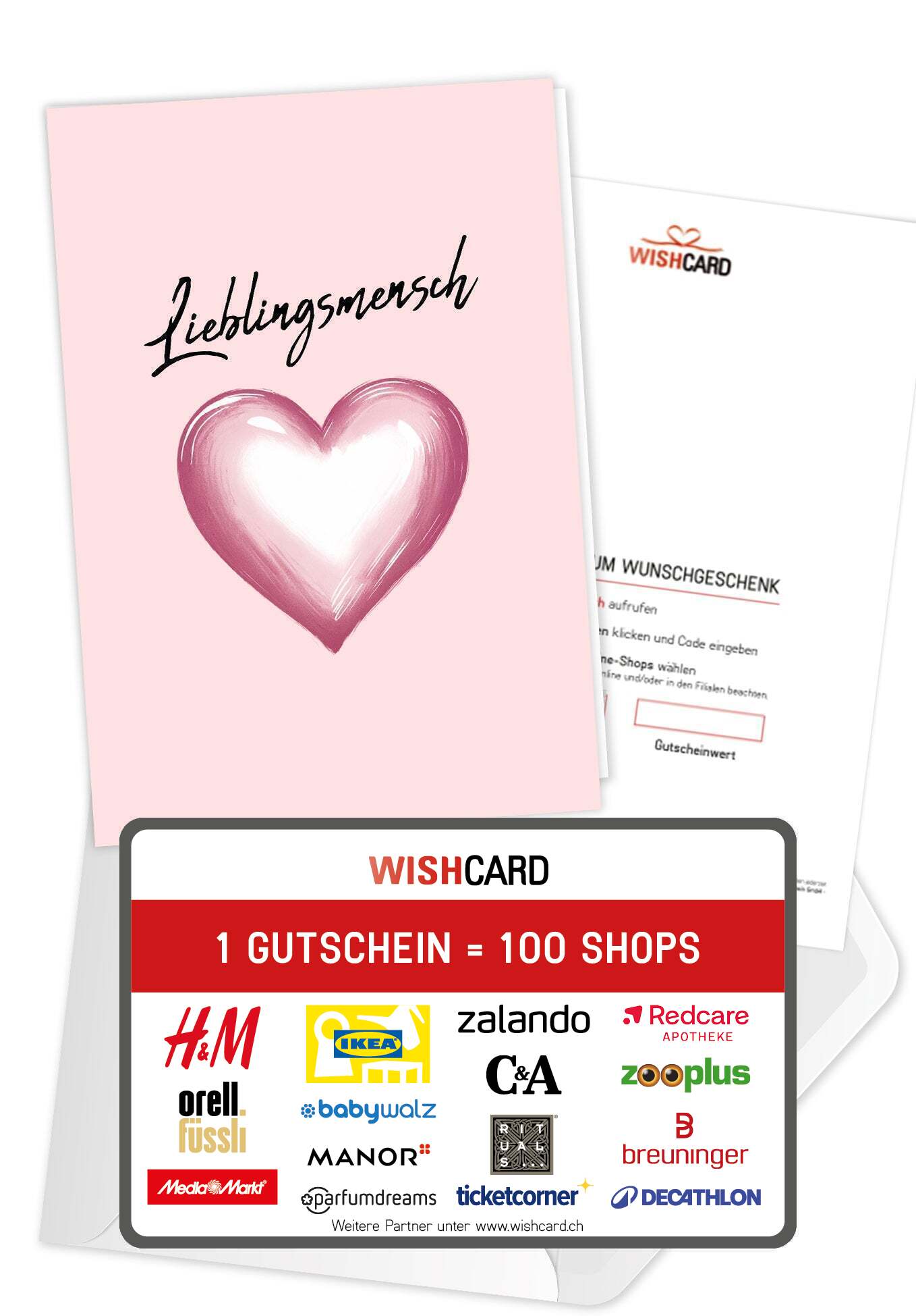 Lieblingsmensch - Rosa Herz