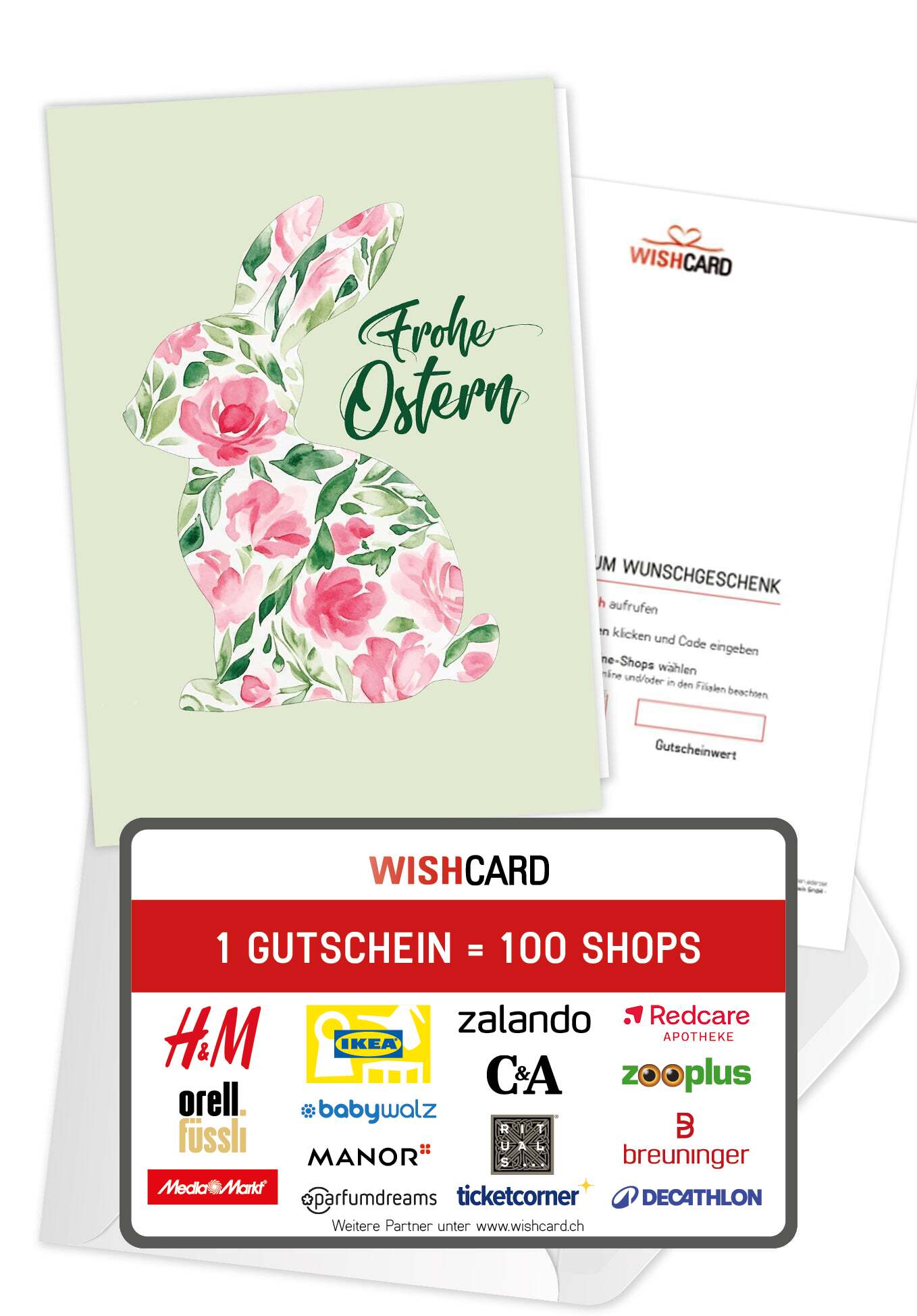 Frohe Ostern - Blumenhase