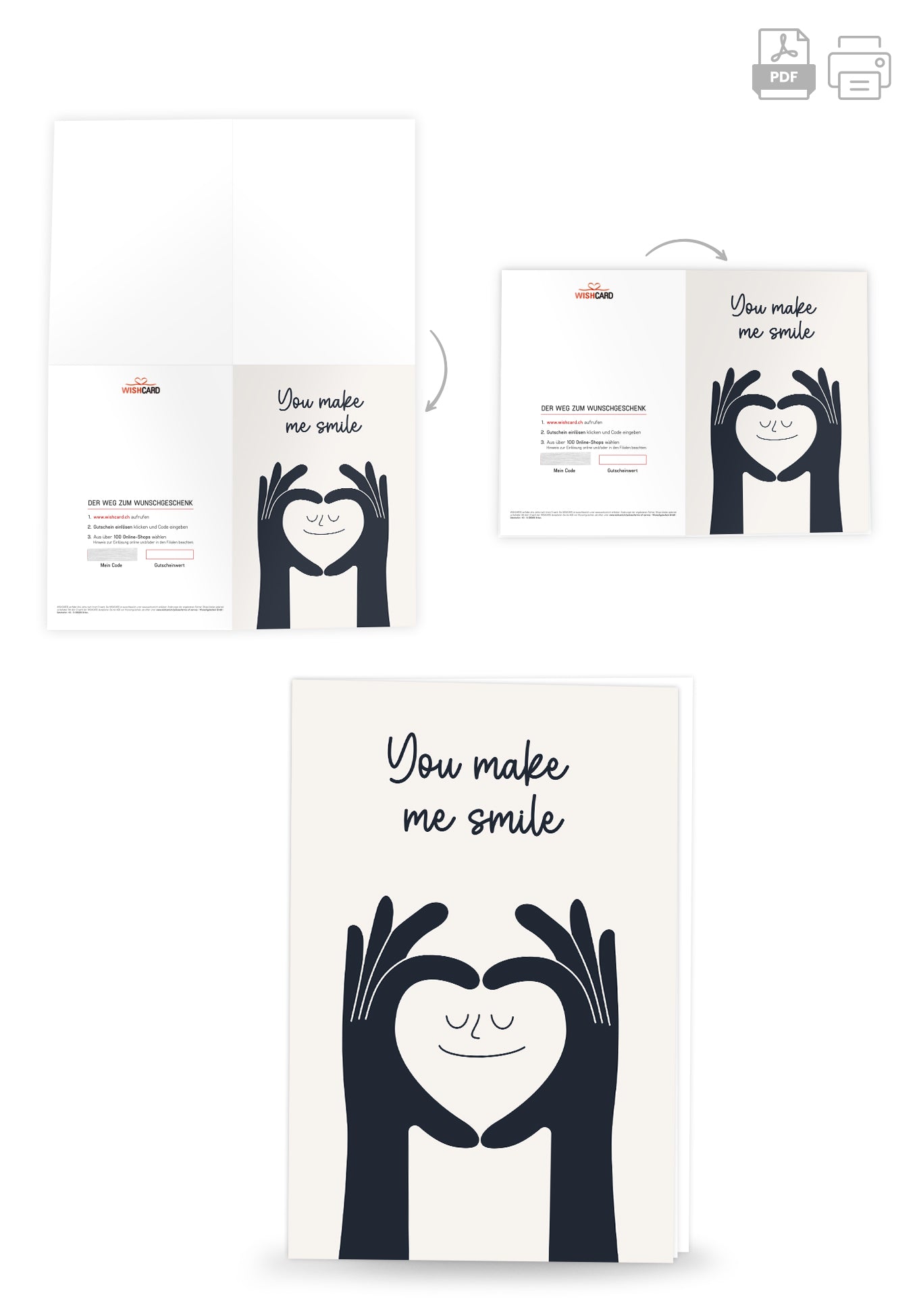 You Make Me Smile - Schwarz