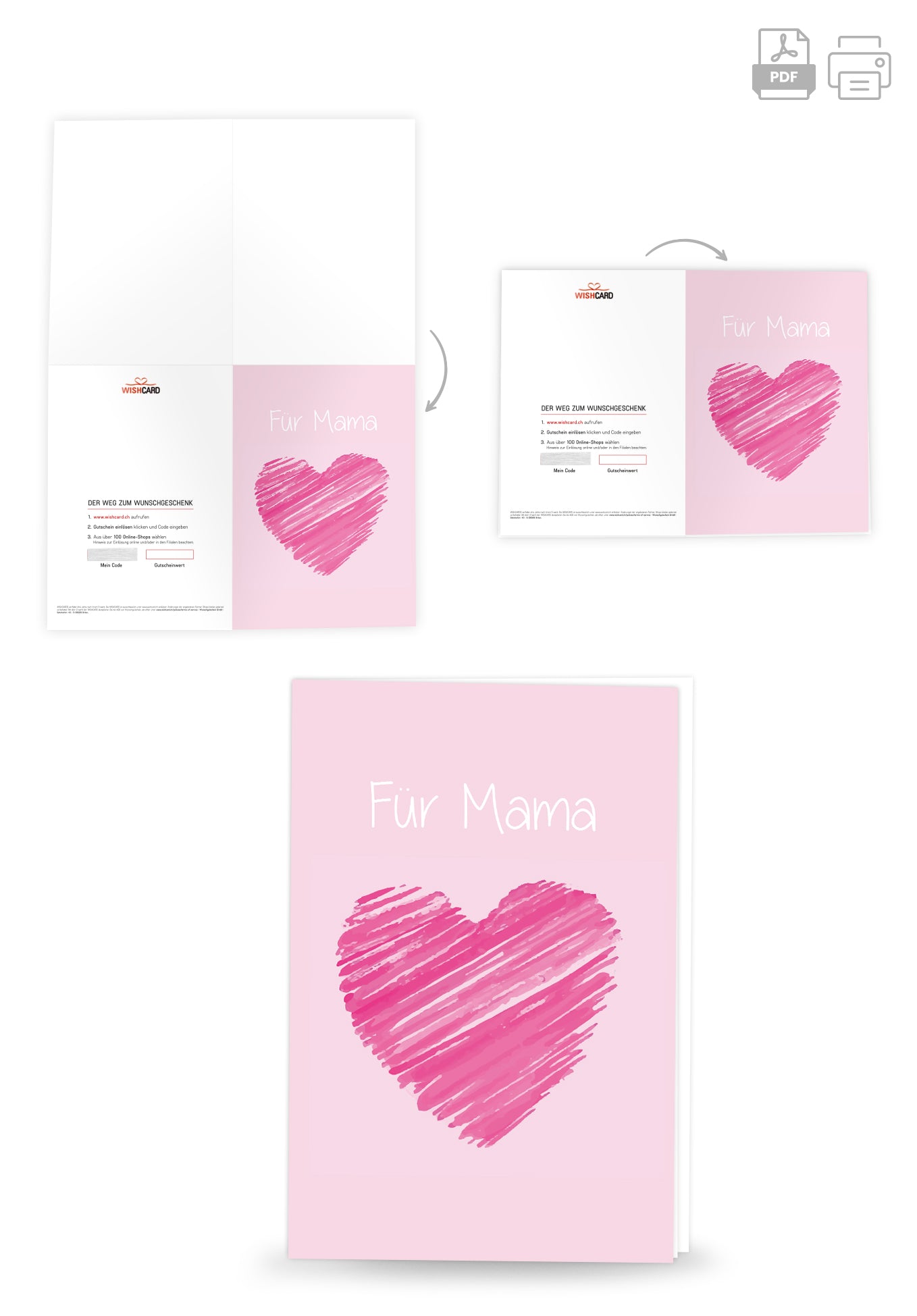 Für Mama - Herz