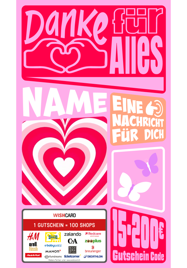 Digital - Danke für alles - Herz