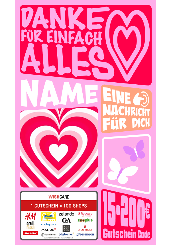 Digital - Danke für einfach alles - Doppelherz