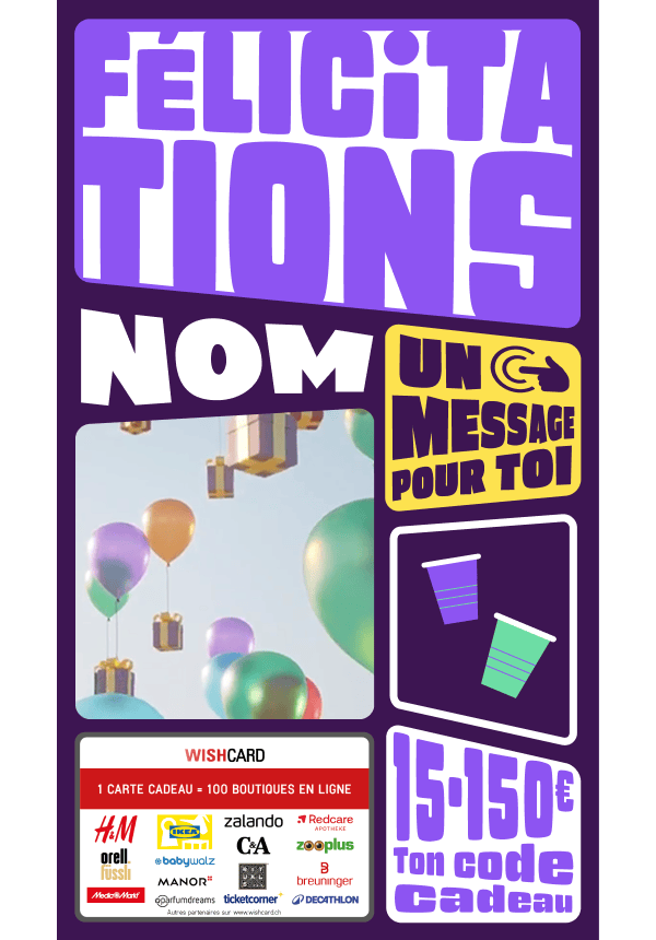 Digital - Felicitations - en gras