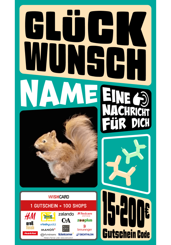 Digital - Glückwunsch - Bold