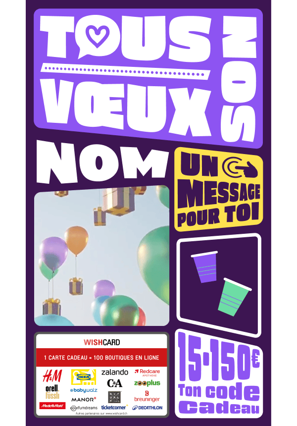 Digital - Tous nos voeux - coeur