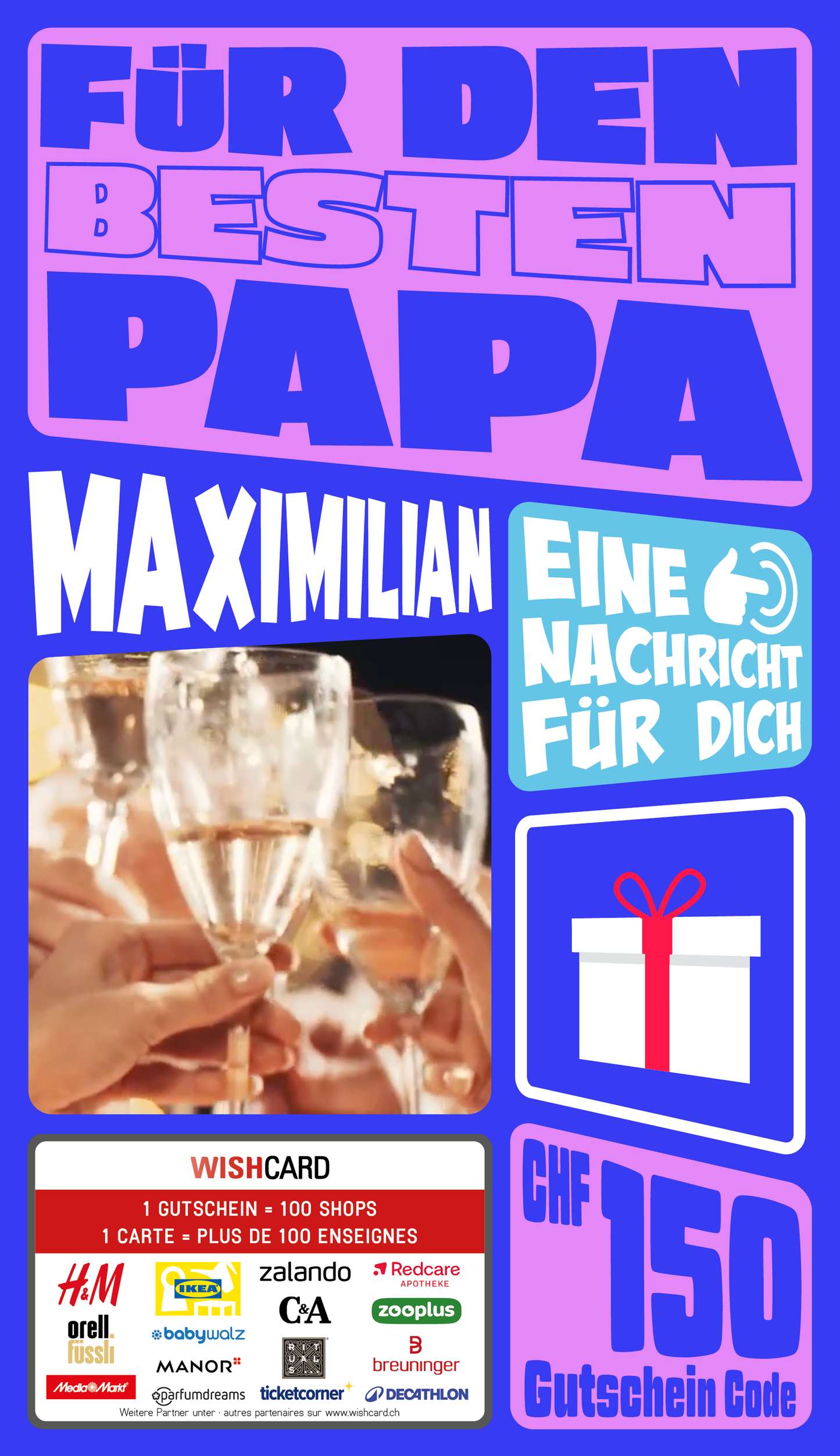 Digital - Für den besten Papa - bold