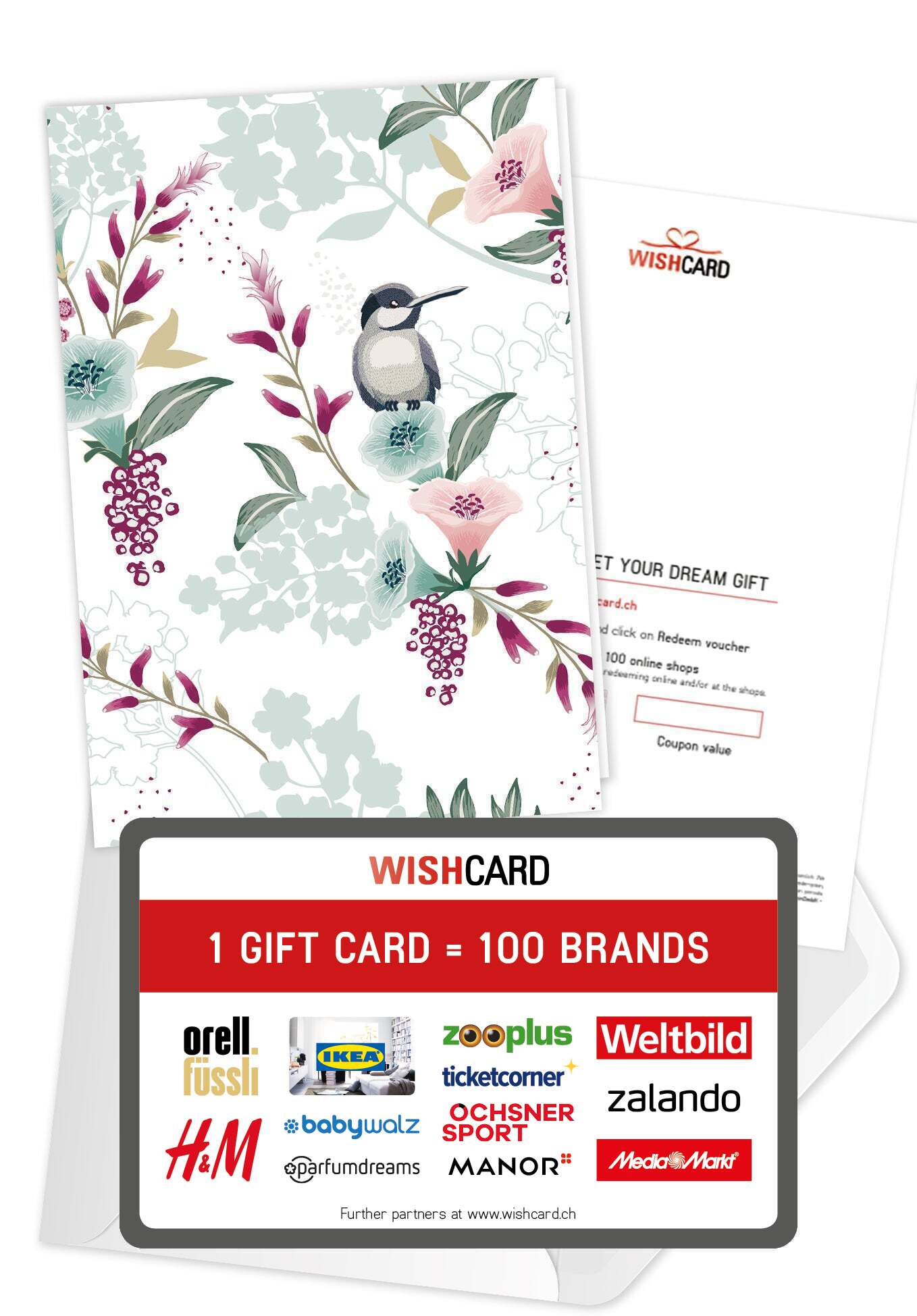 Bird on flower (Value)