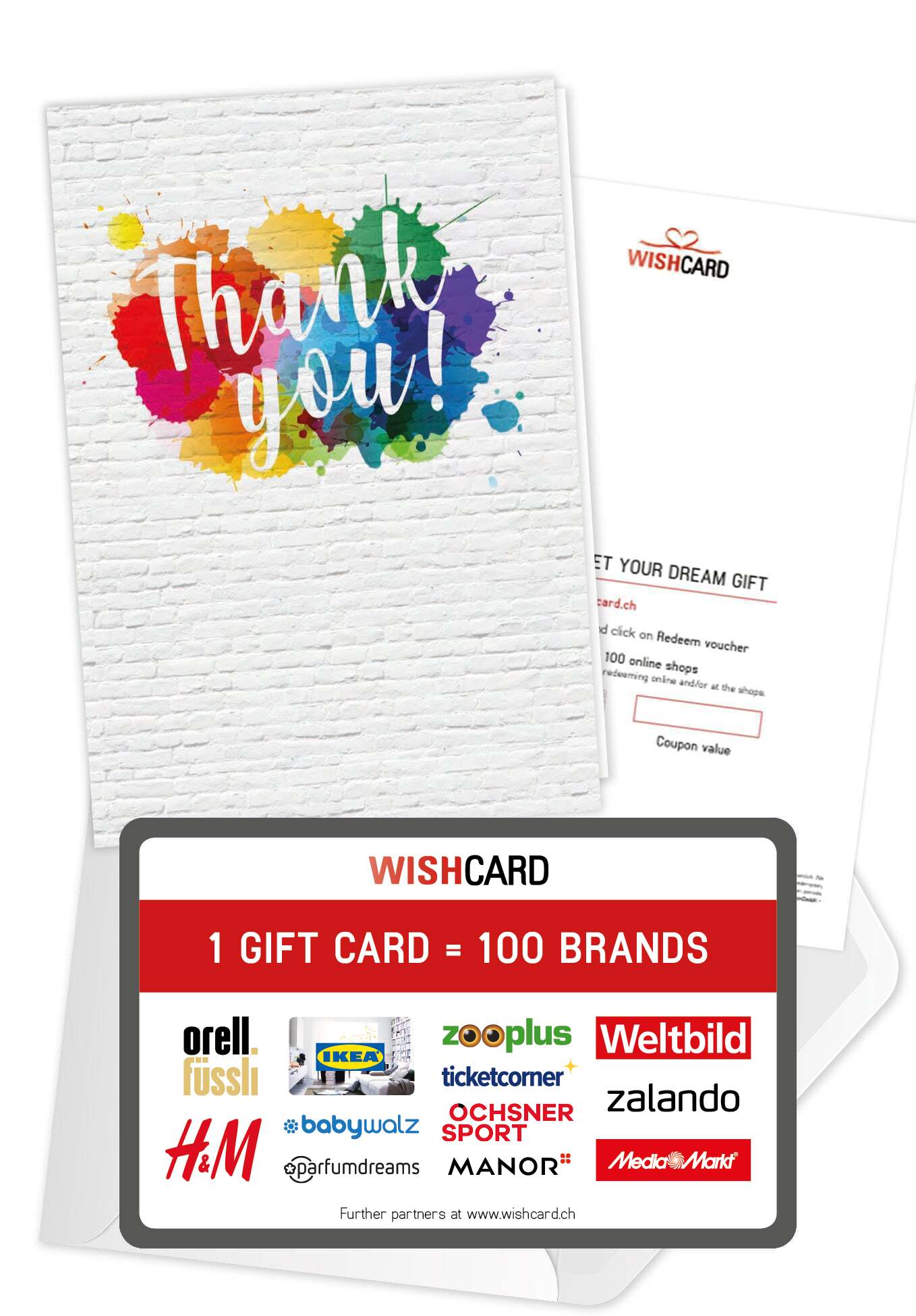 Thank you - Colourful splashes