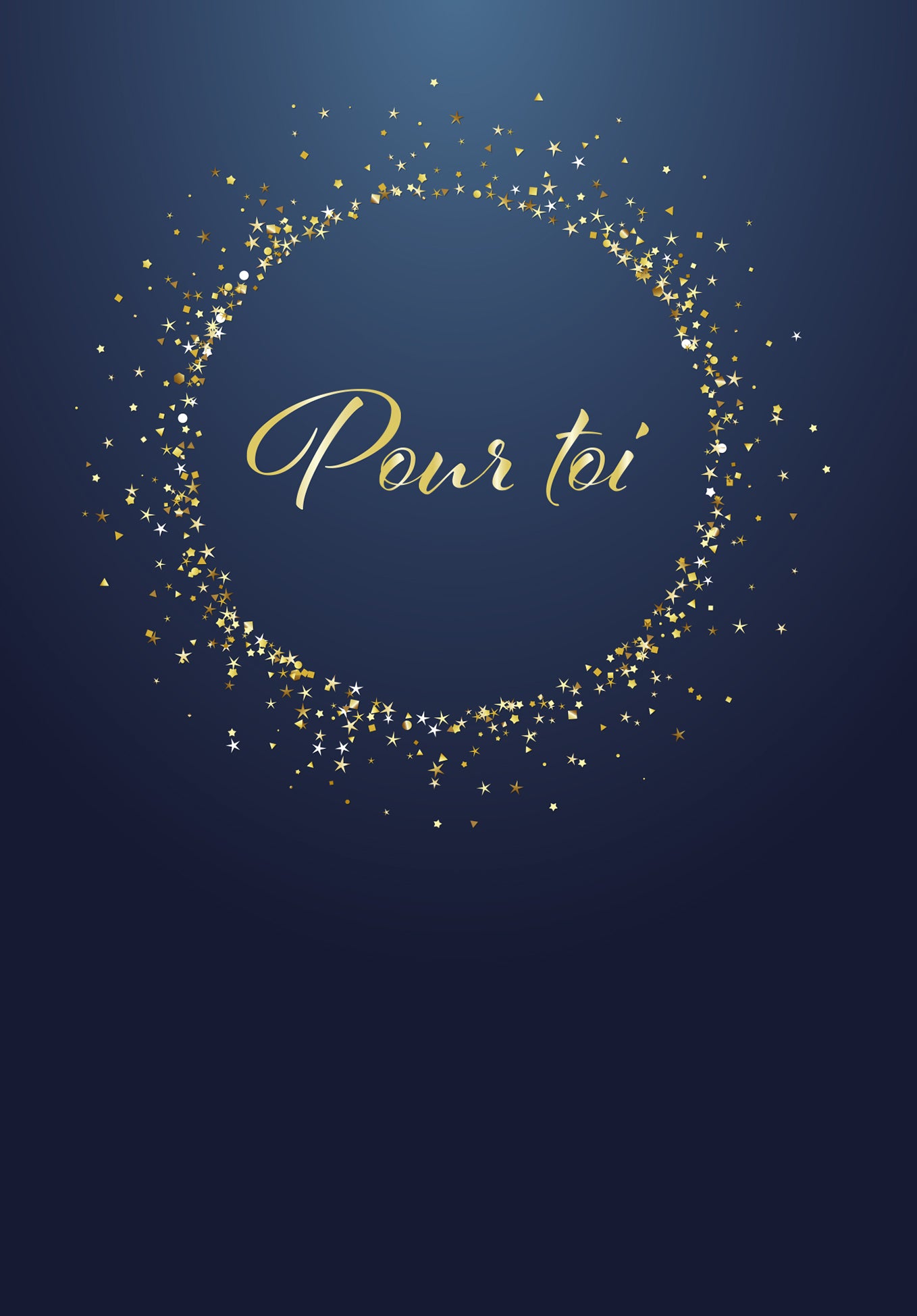 Pour toi - Or Bleu