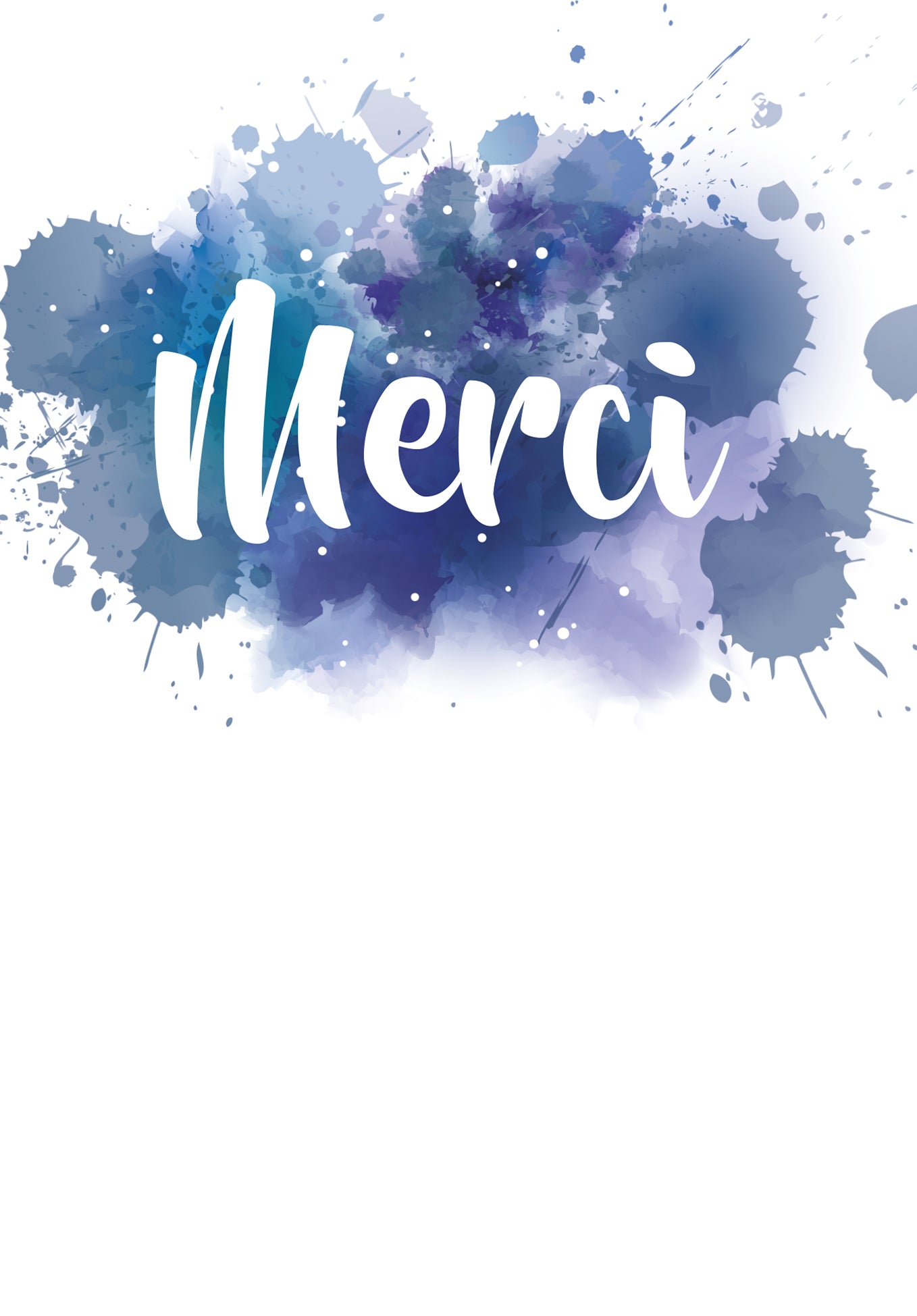 Merci - Bleu