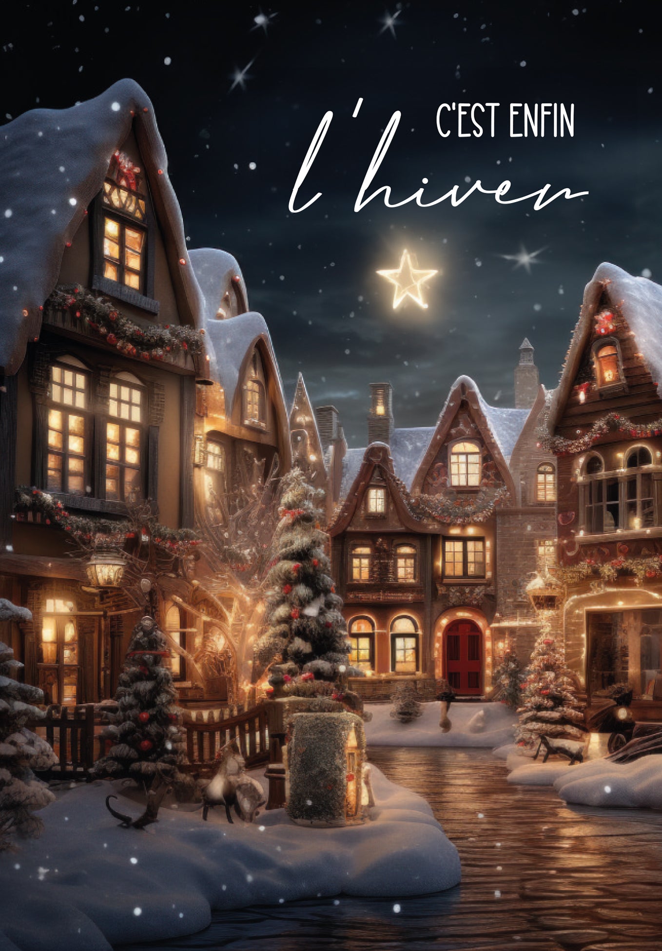 C'est enfin l'hiver - Village