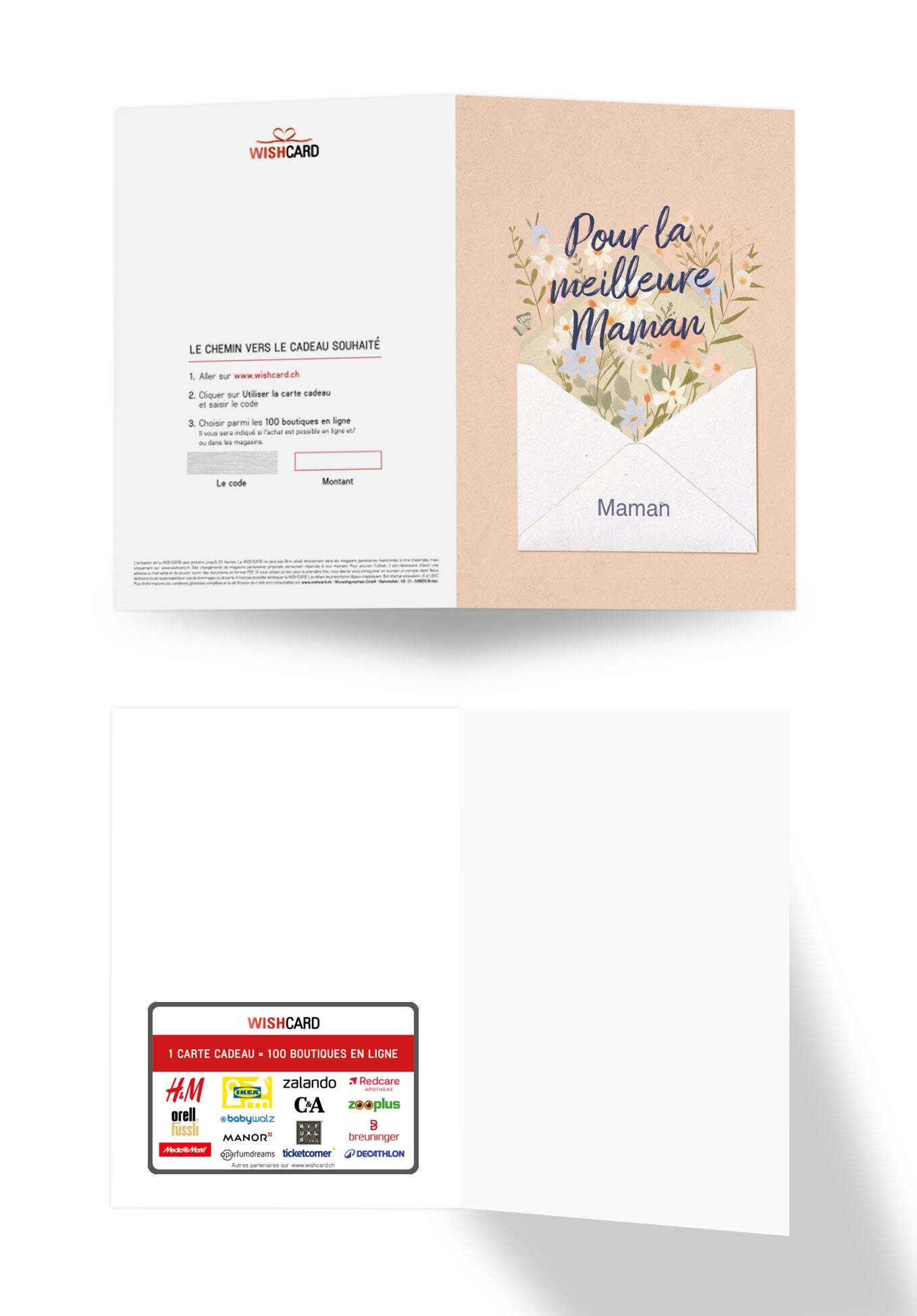 Pour la meilleure maman - Lettre fleurs