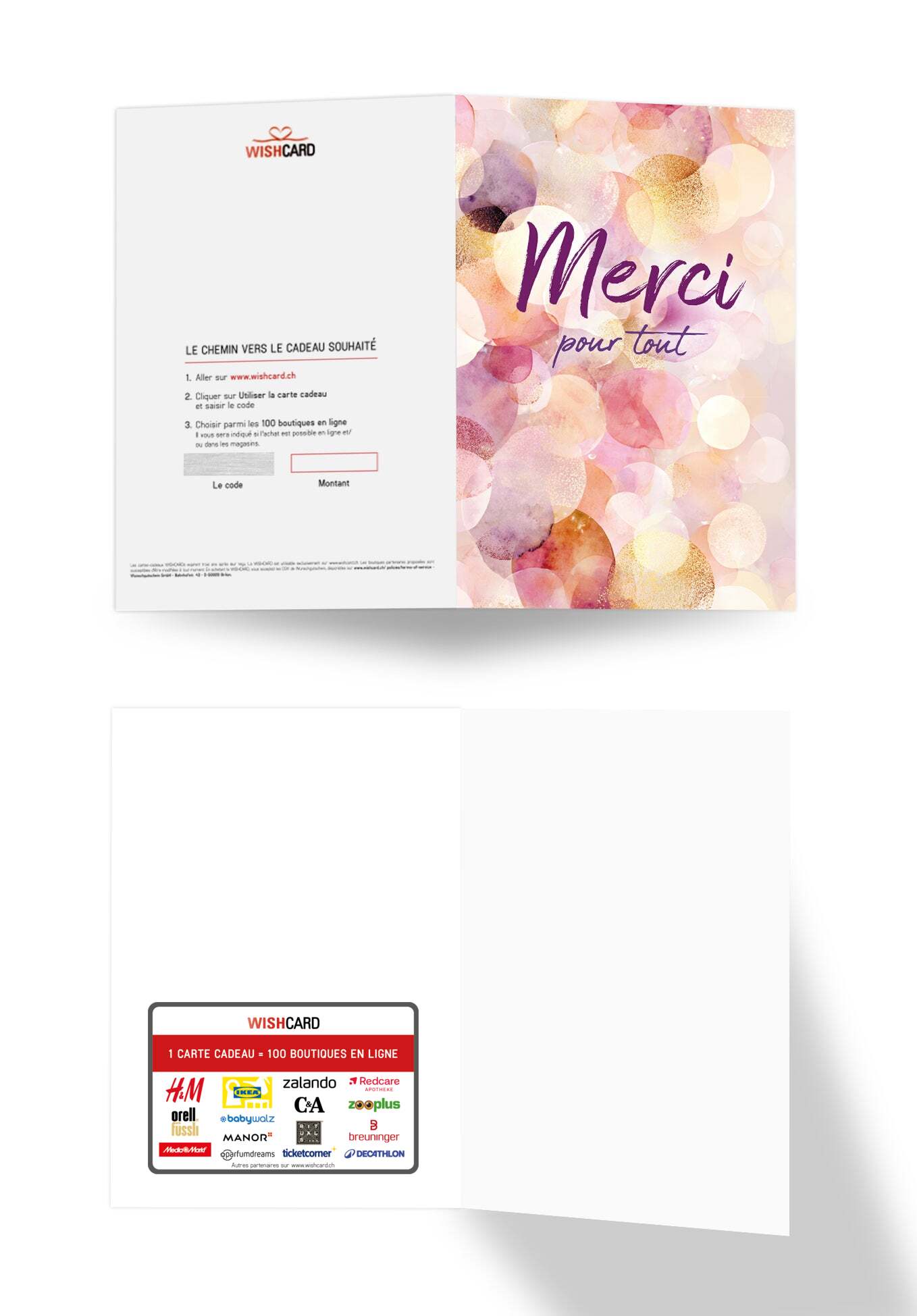 Merci pour tout - Or violet (Gutscheinwert)