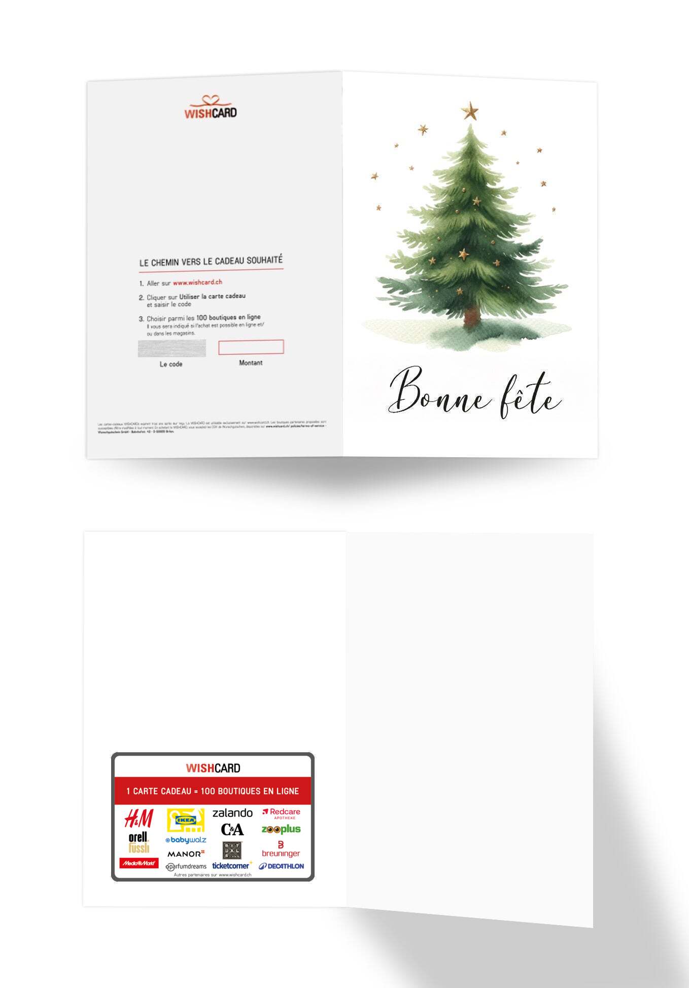 Bonne fête - Arbre de Noël Étoiles