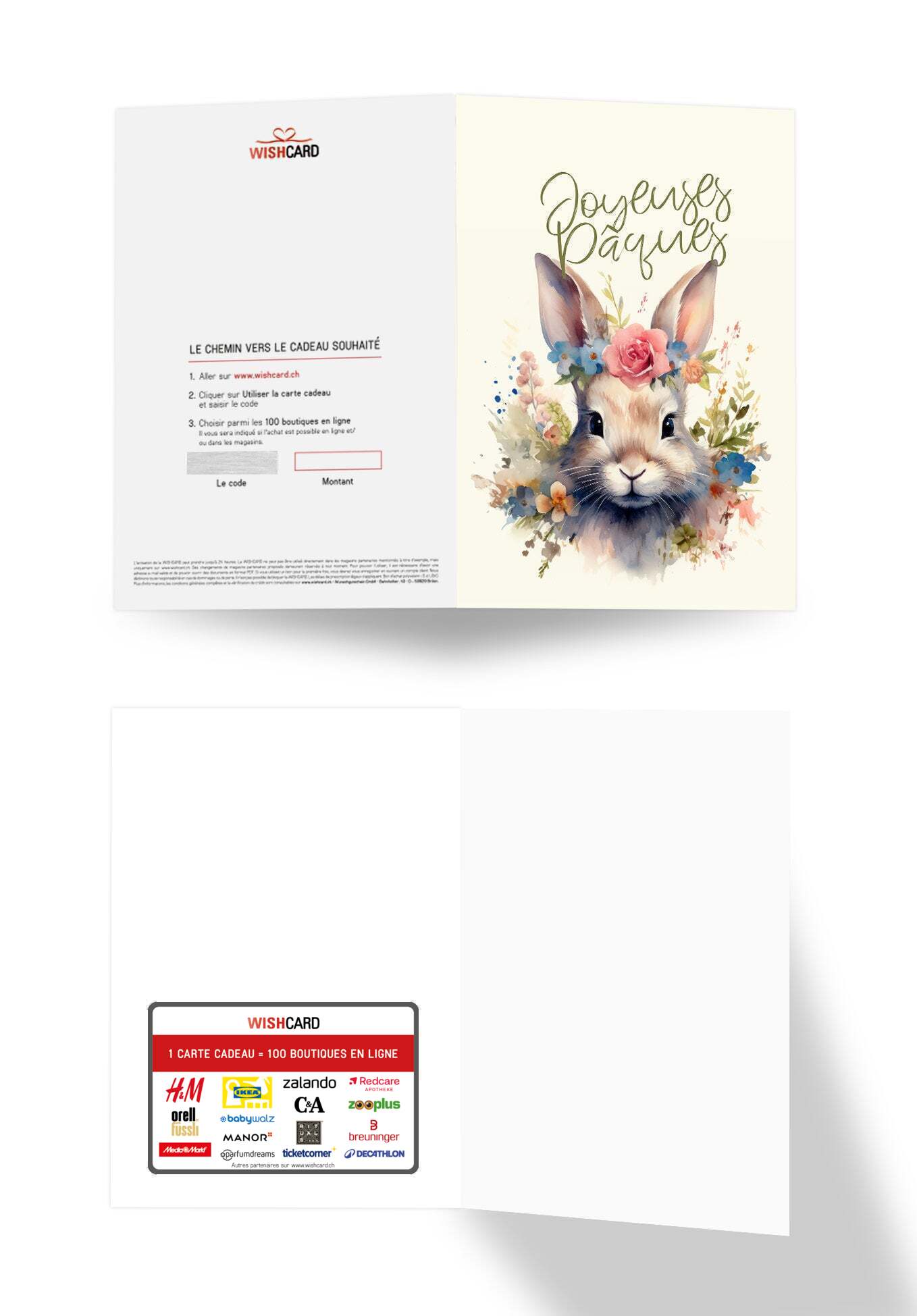 Joyeuses Pâques - Fleurs de lapin