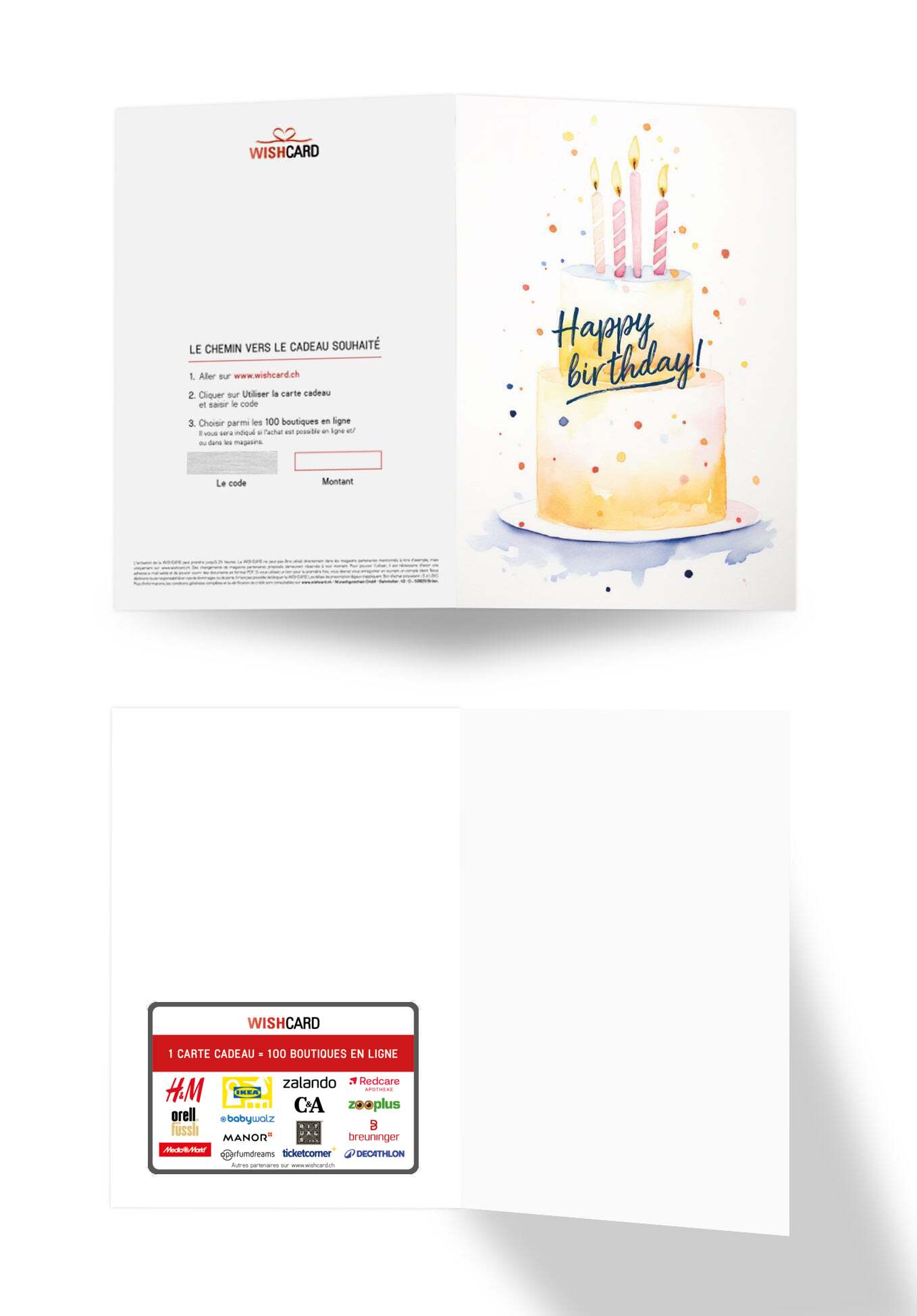 Happy Birthday - Gâteau Jaune