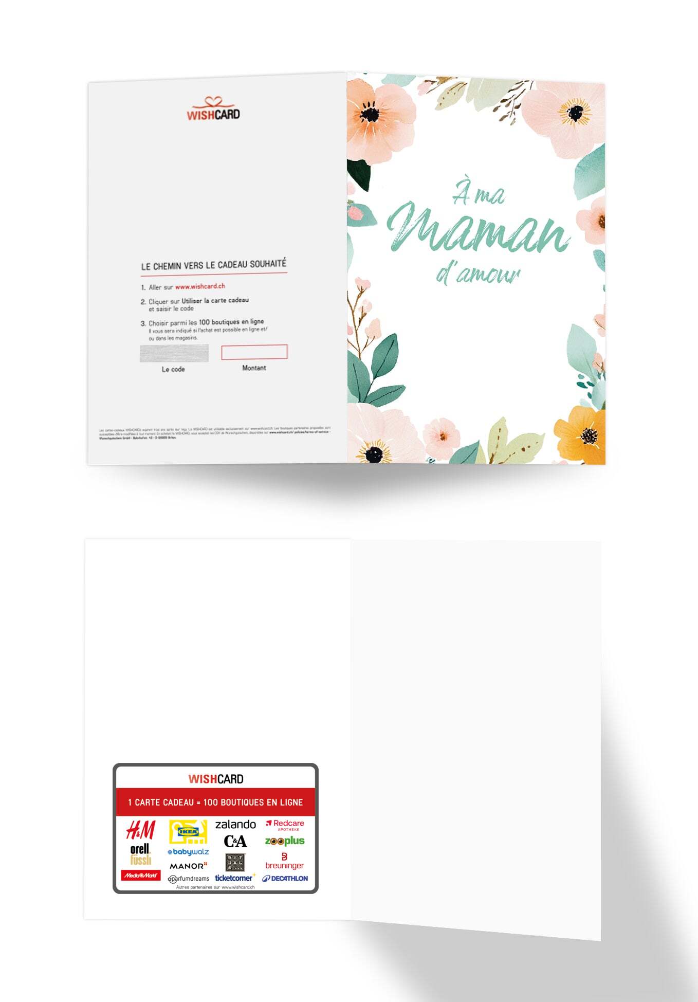 À ma maman - Cadre à fleurs