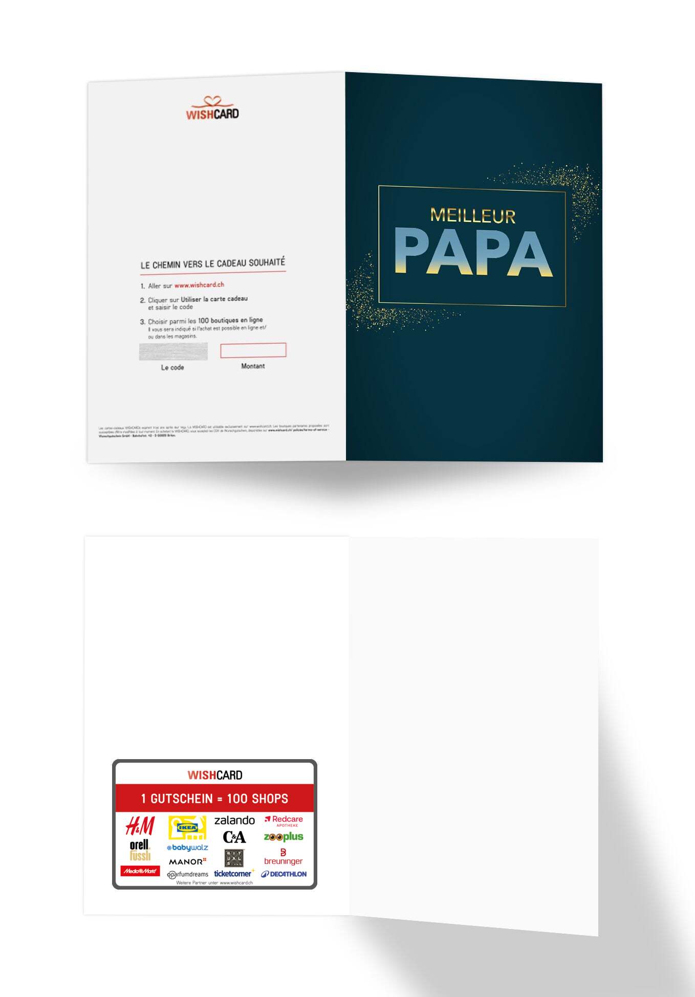Meilleur Papa - Bleu (Gutscheinwert)