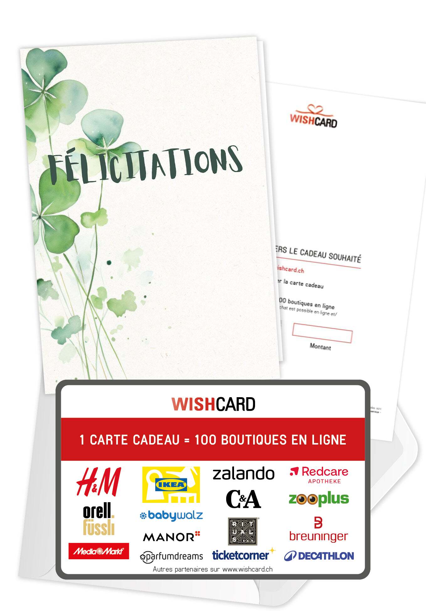 Félicitations - Feuille de trèfle
