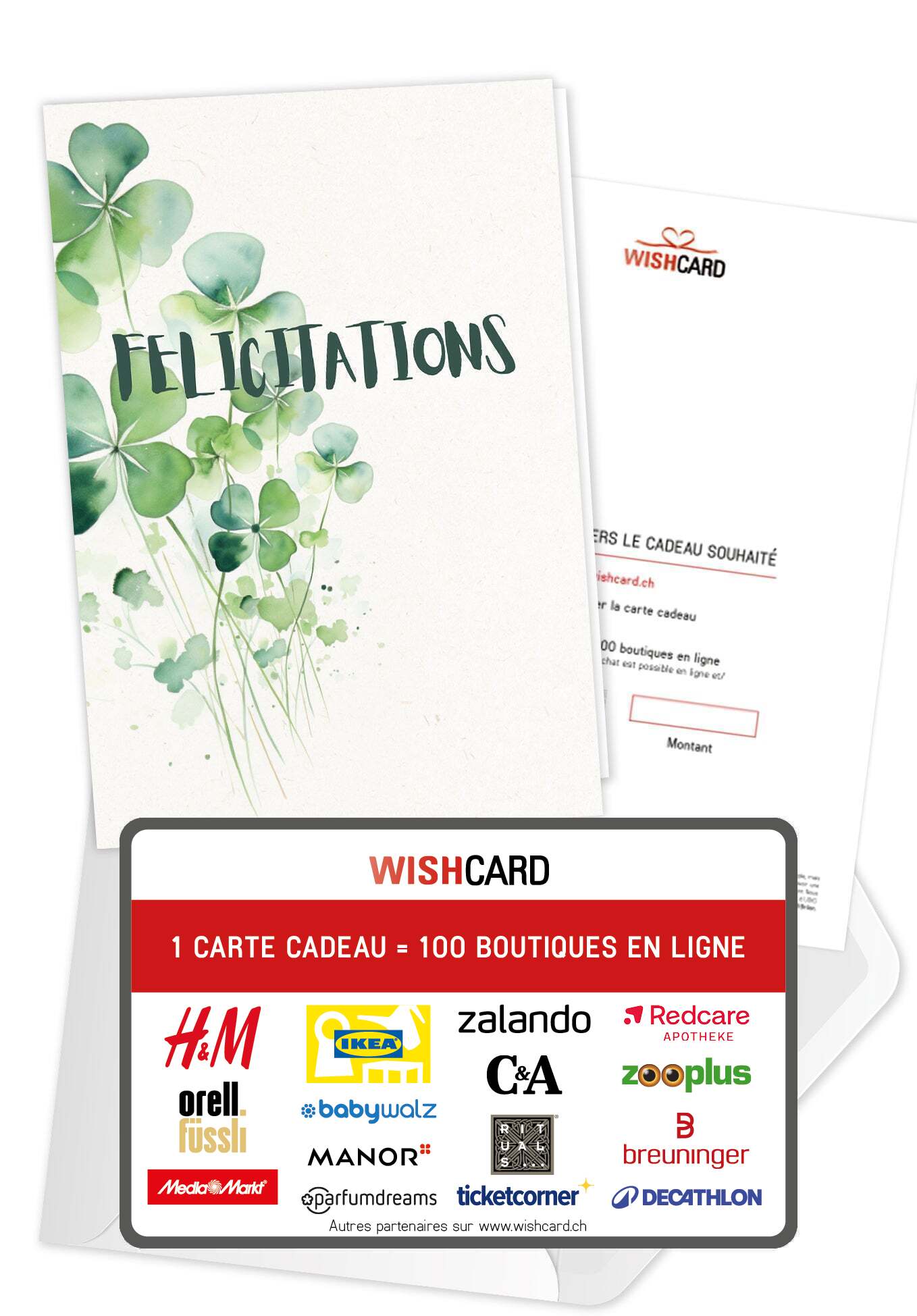 Félicitations - Feuille de trèfle