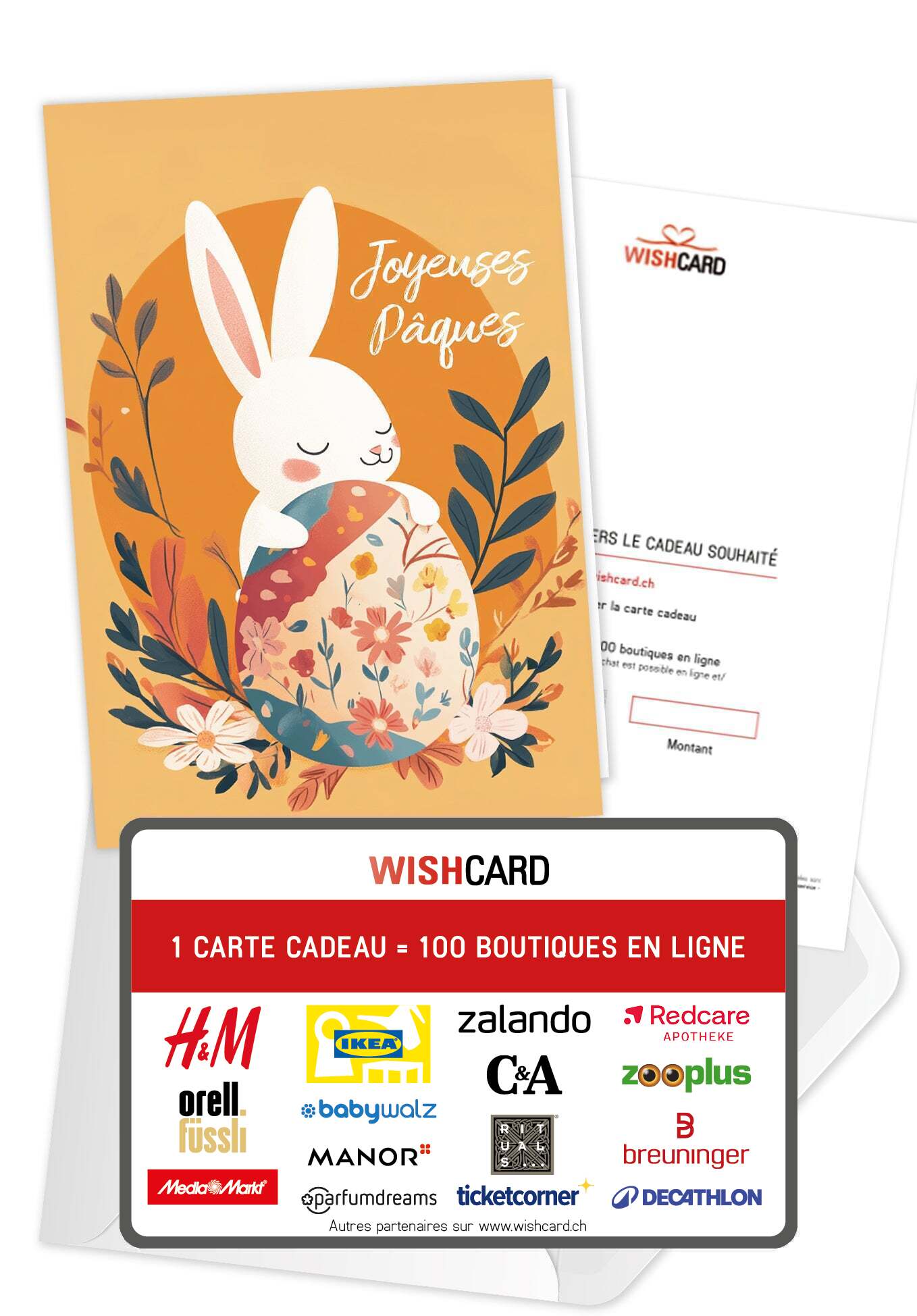 Joyeuses Pâques - Lapin Orange