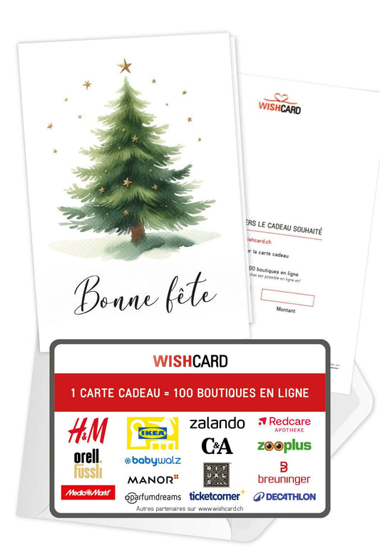 Bonne fête - Arbre de Noël Étoiles