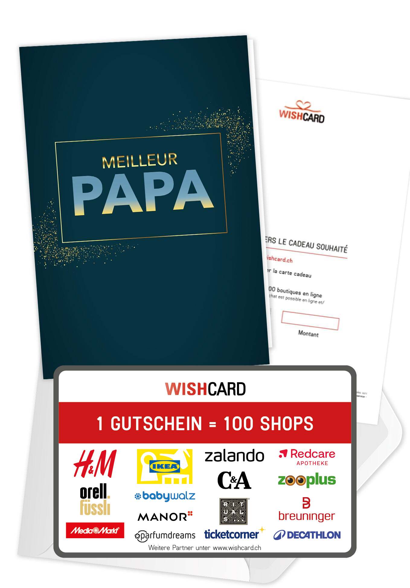 Meilleur Papa - Bleu (Gutscheinwert)