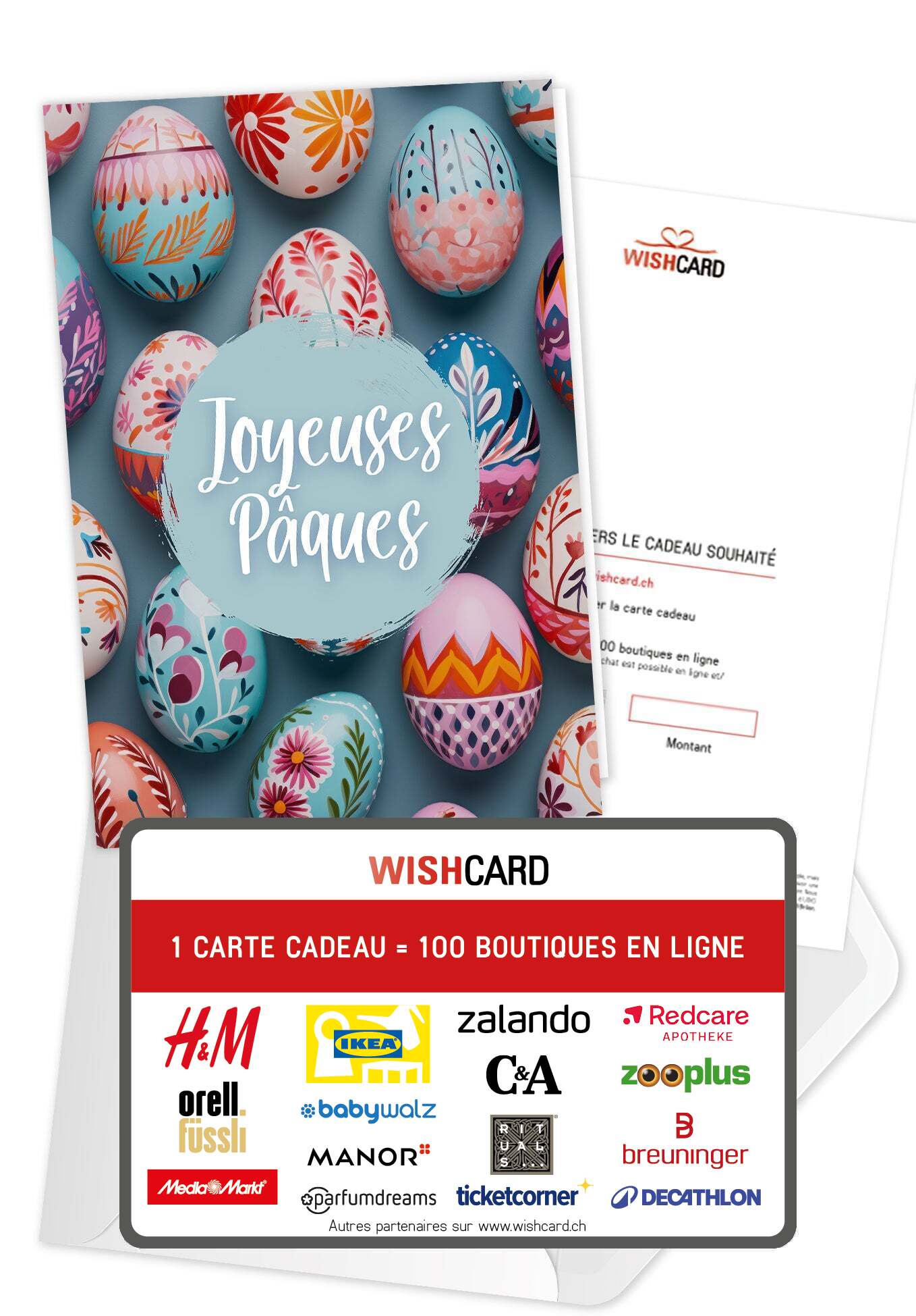 Joyeuses Pâques - Oeufs de Pâques colorés