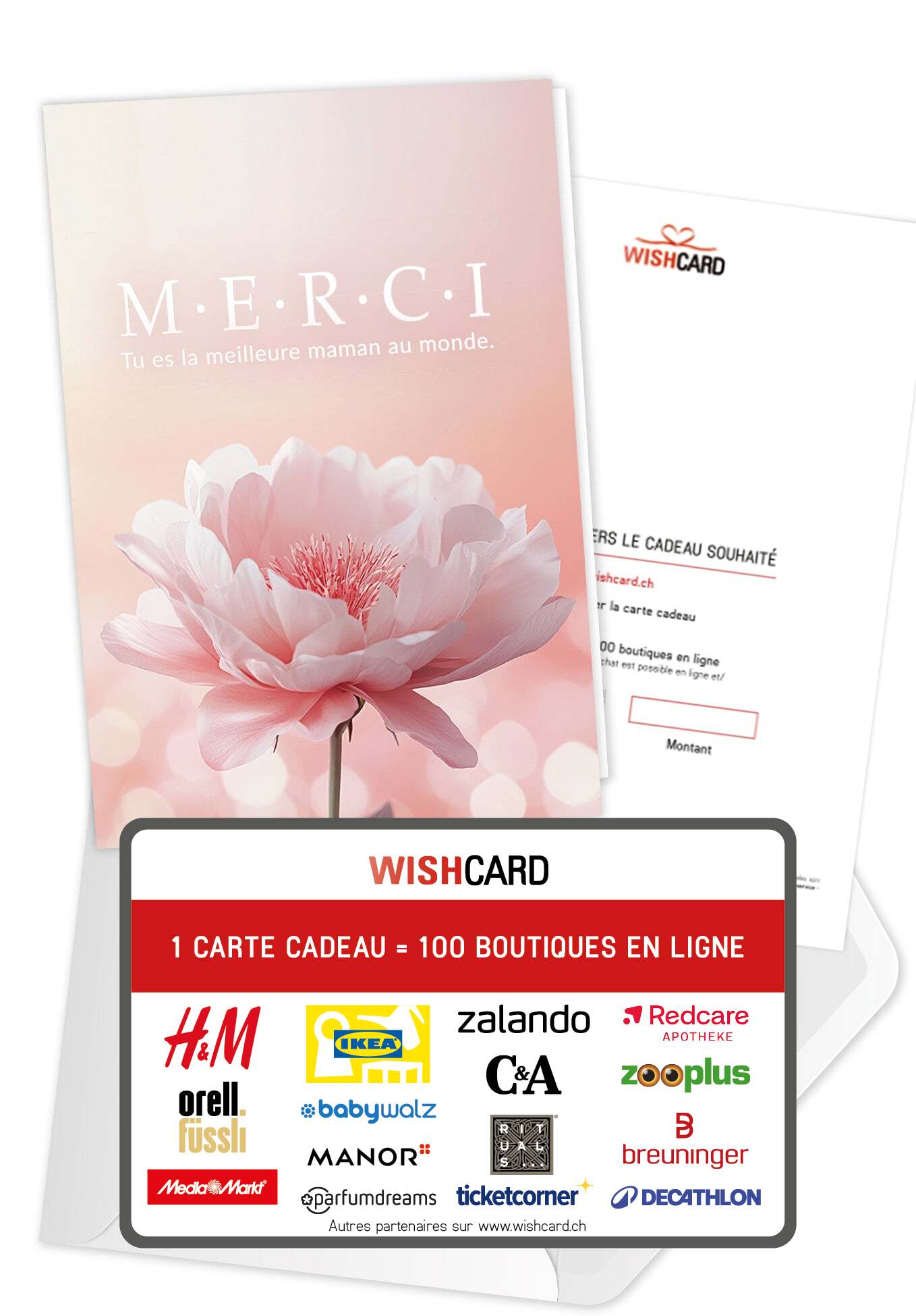 Merci Maman - Fleur Rosa