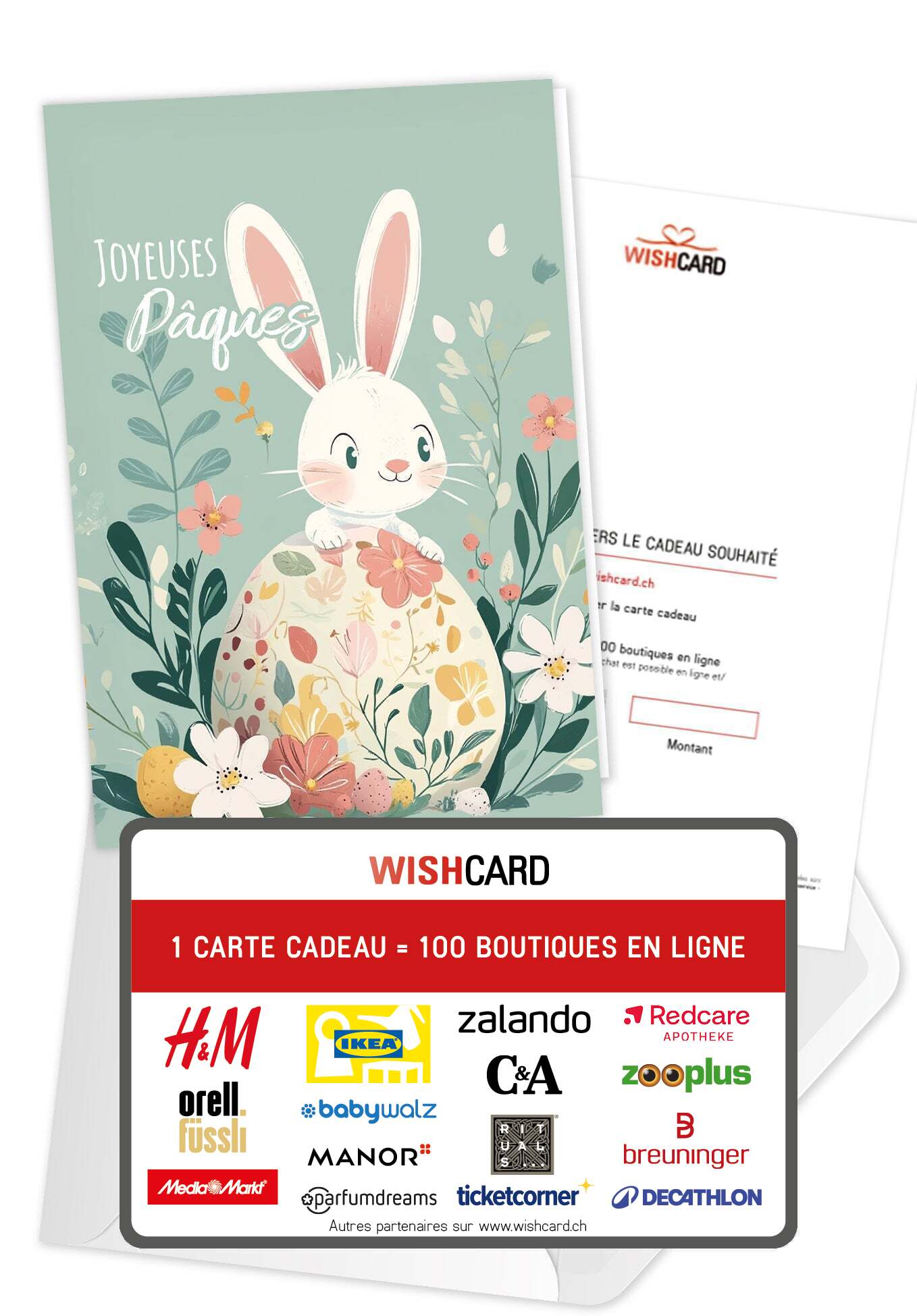 Joyeuses Pâques - Lapin Turquoise