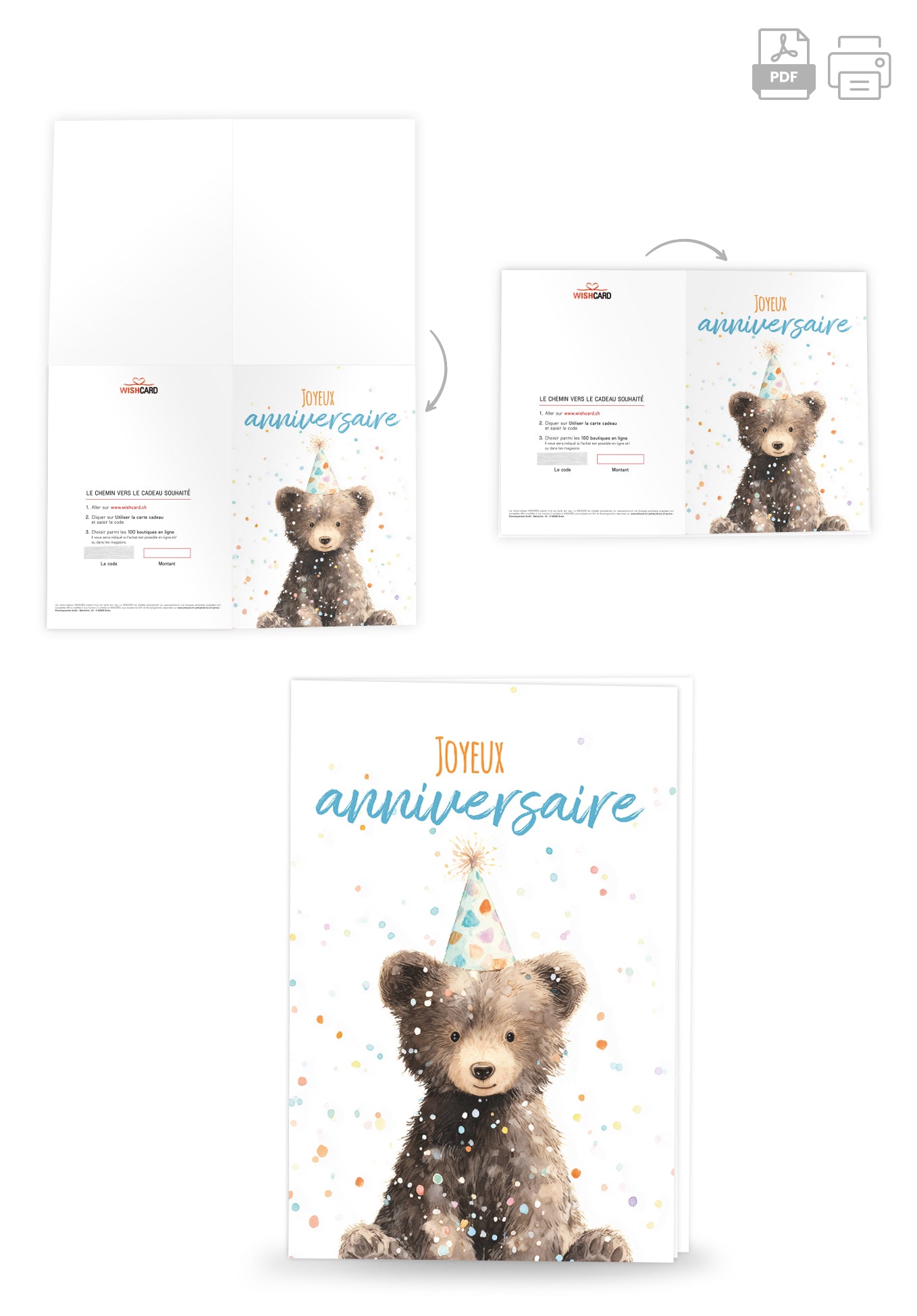 Joyeux anniversaire - Ours