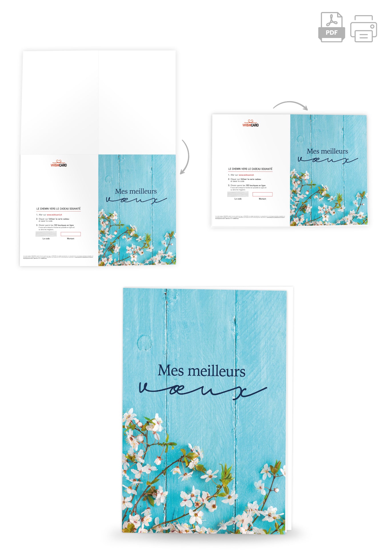 Mes meilleurs vœux - Bois Bleu