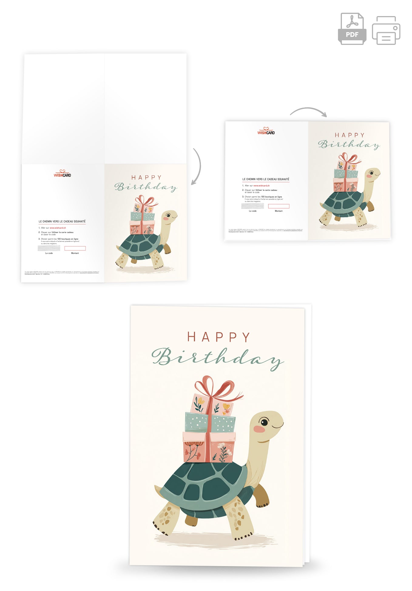 Happy Birthday - Tortue