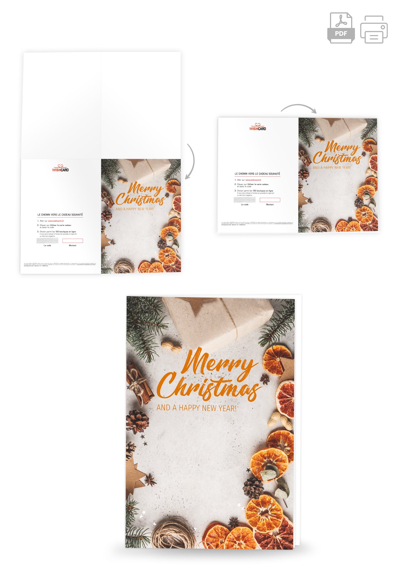 Merry Christmas - Orange