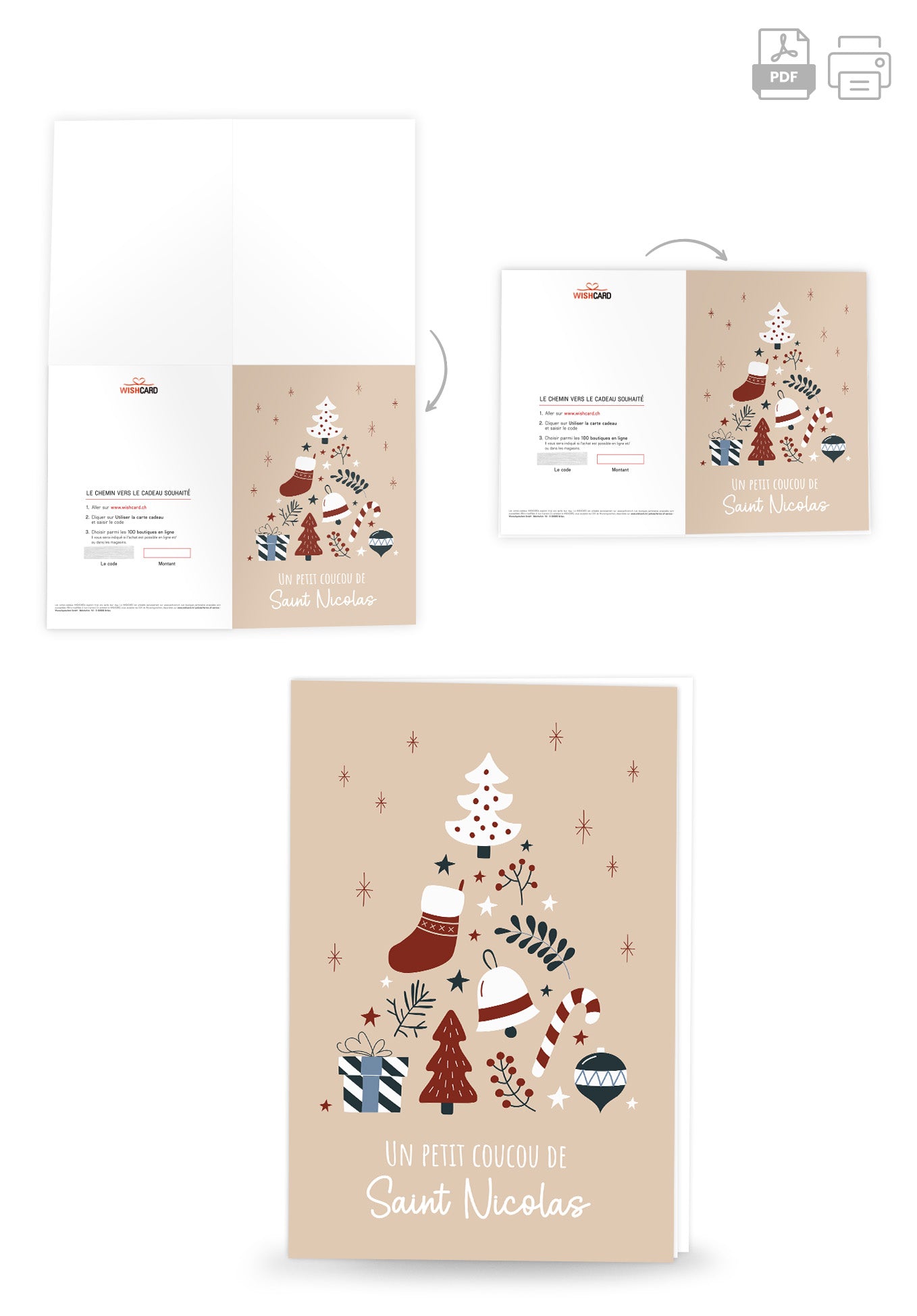 Coucou de Saint Nicolas - Doodle Beige
