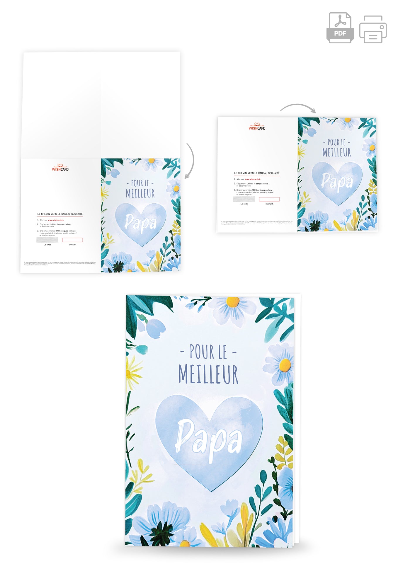 Pour le meilleur Papa - Fleurs de cœur